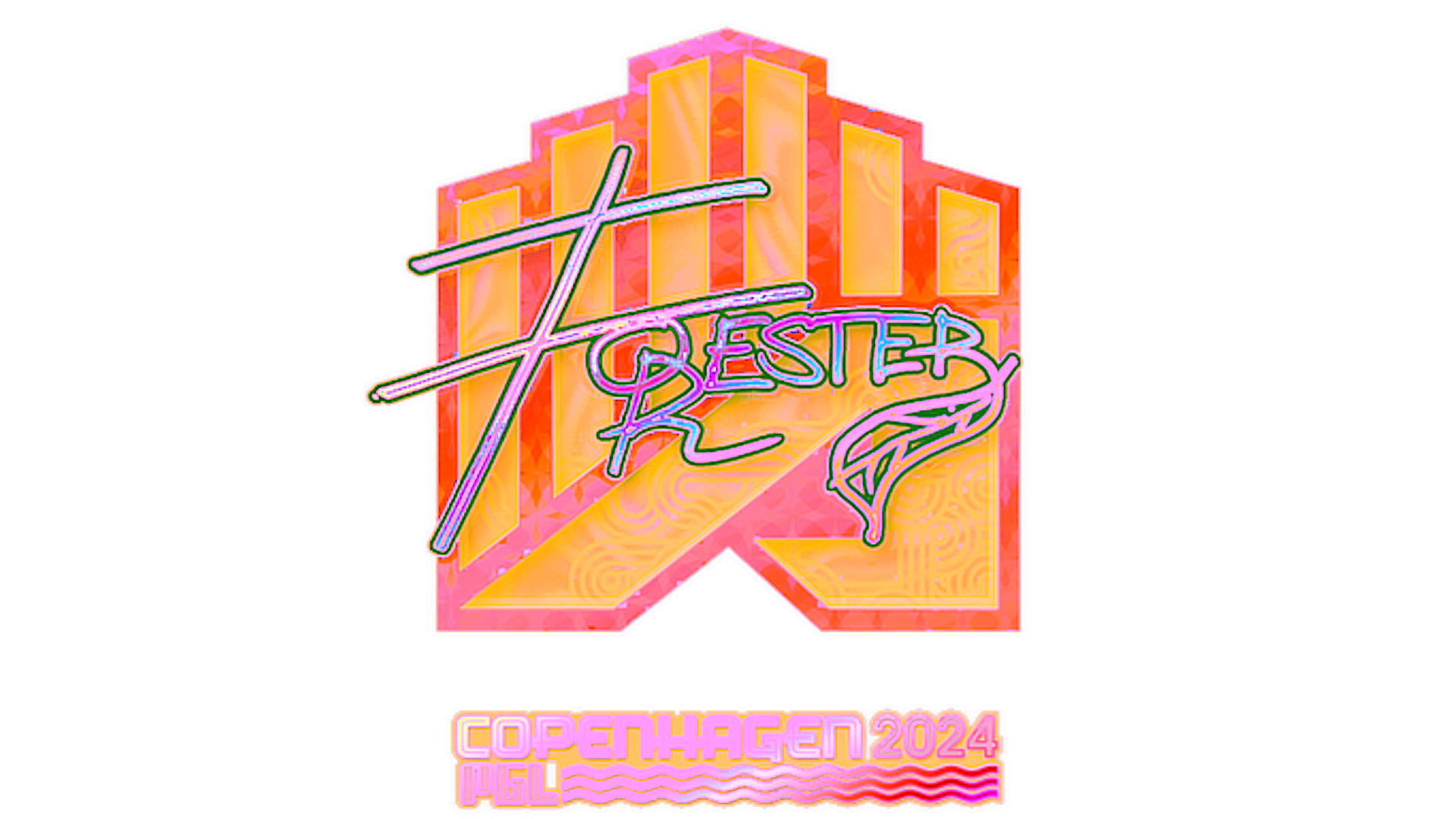 Display for Sticker | Forester (Holo) | Copenhagen 2024