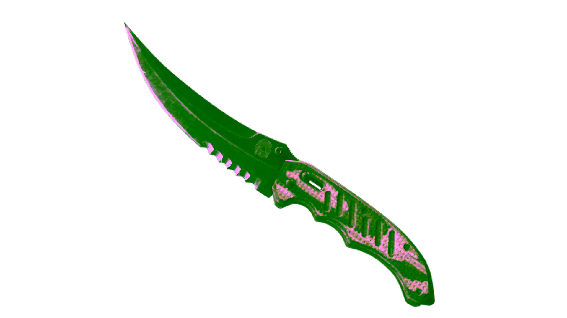 Display for ★ Flip Knife | Black Laminate (Well-Worn)