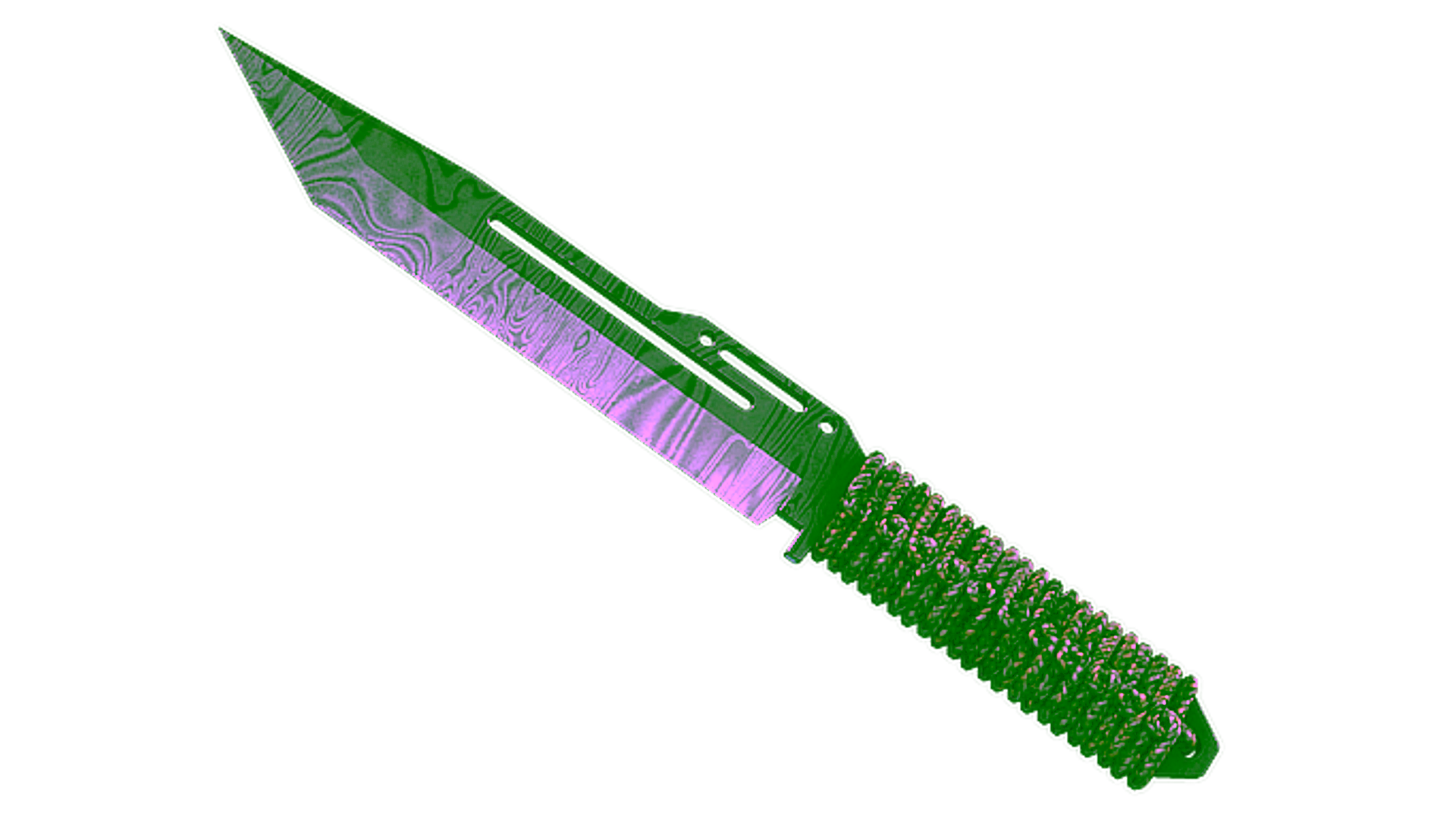 Display for ★ StatTrak™ Paracord Knife | Damascus Steel (Field-Tested)