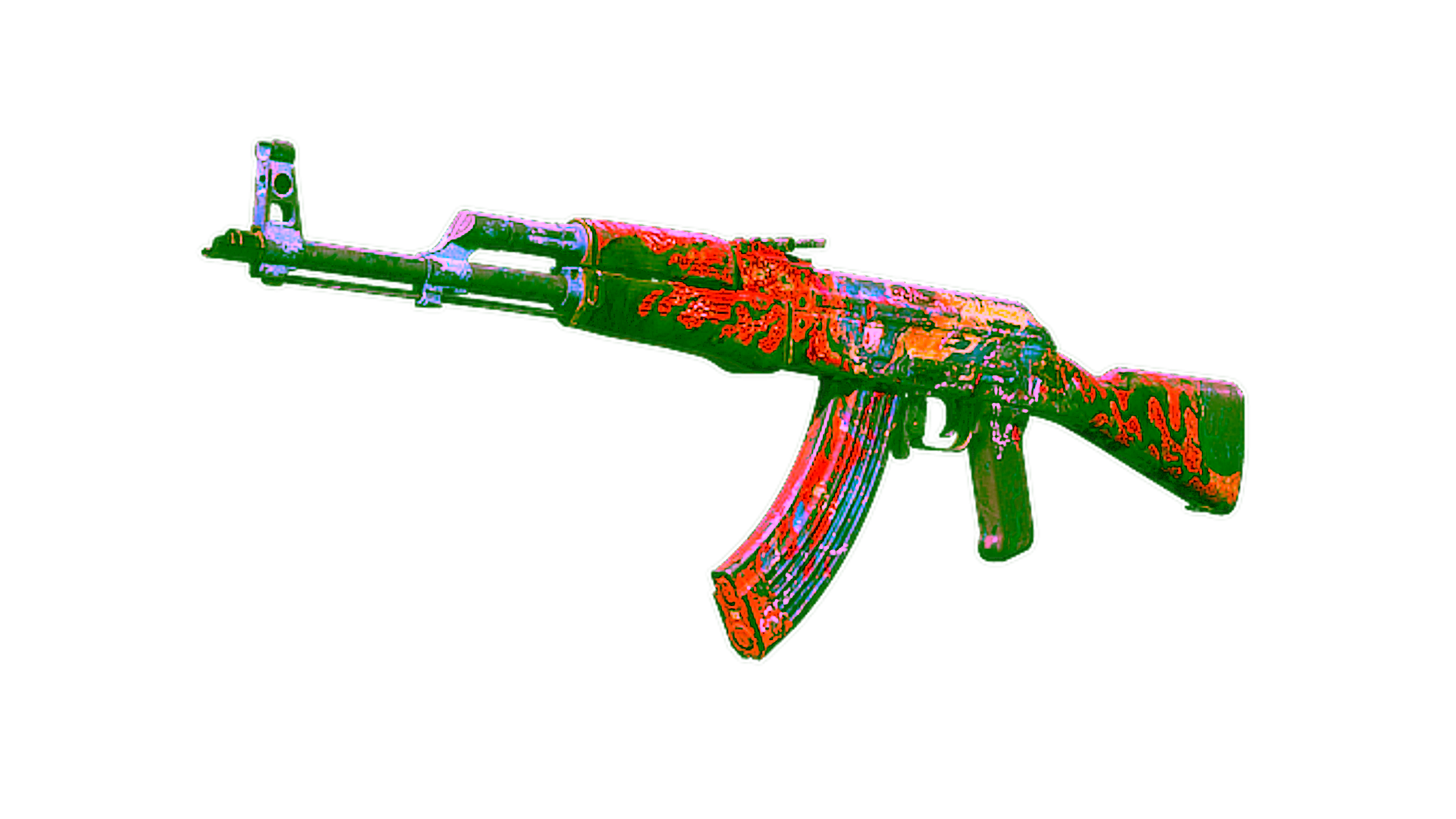 Display for AK-47 | Consequence of the Jinn (Battle-Scarred)