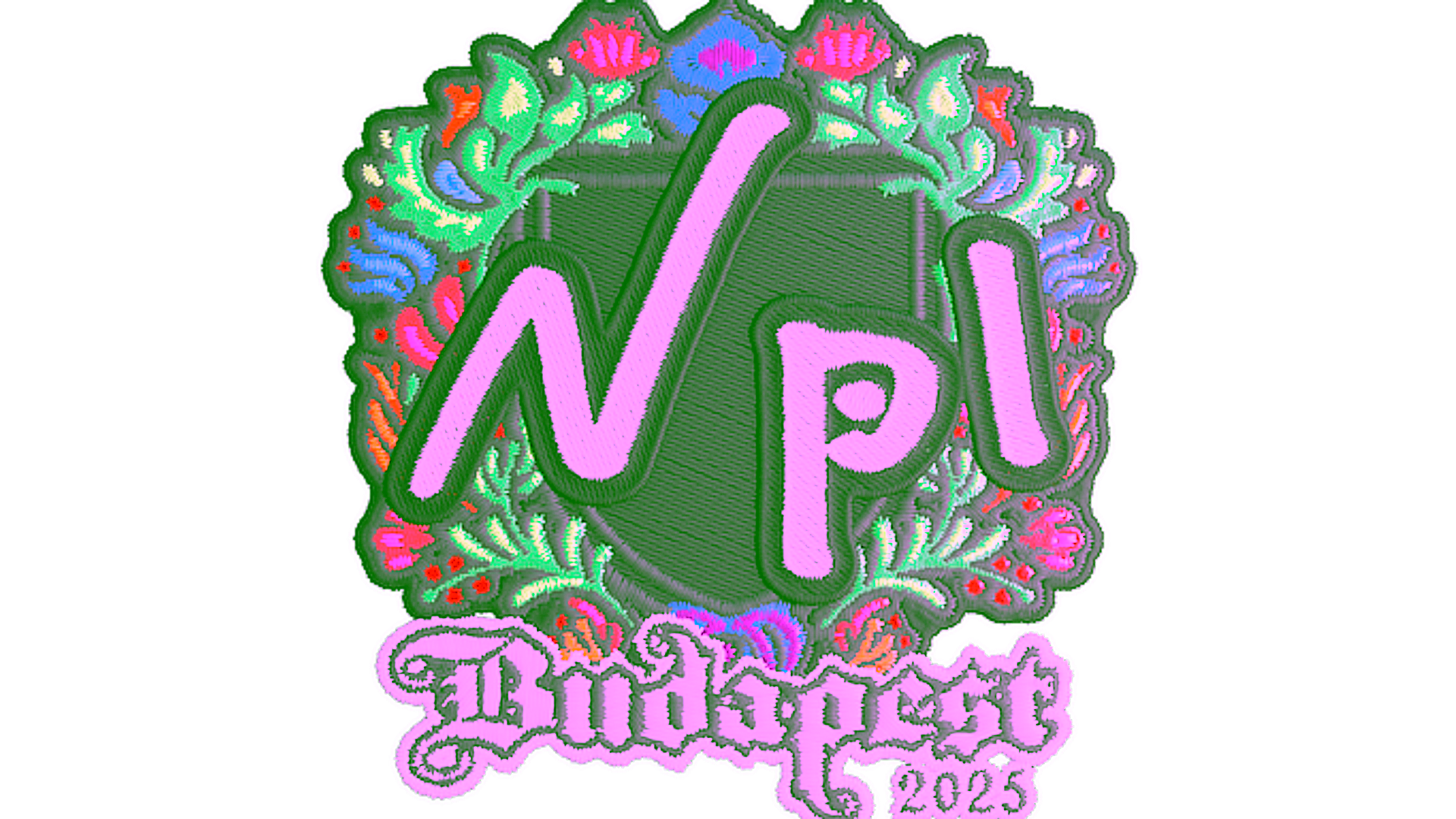 Display for Sticker | npl (Embroidered) | Budapest 2025