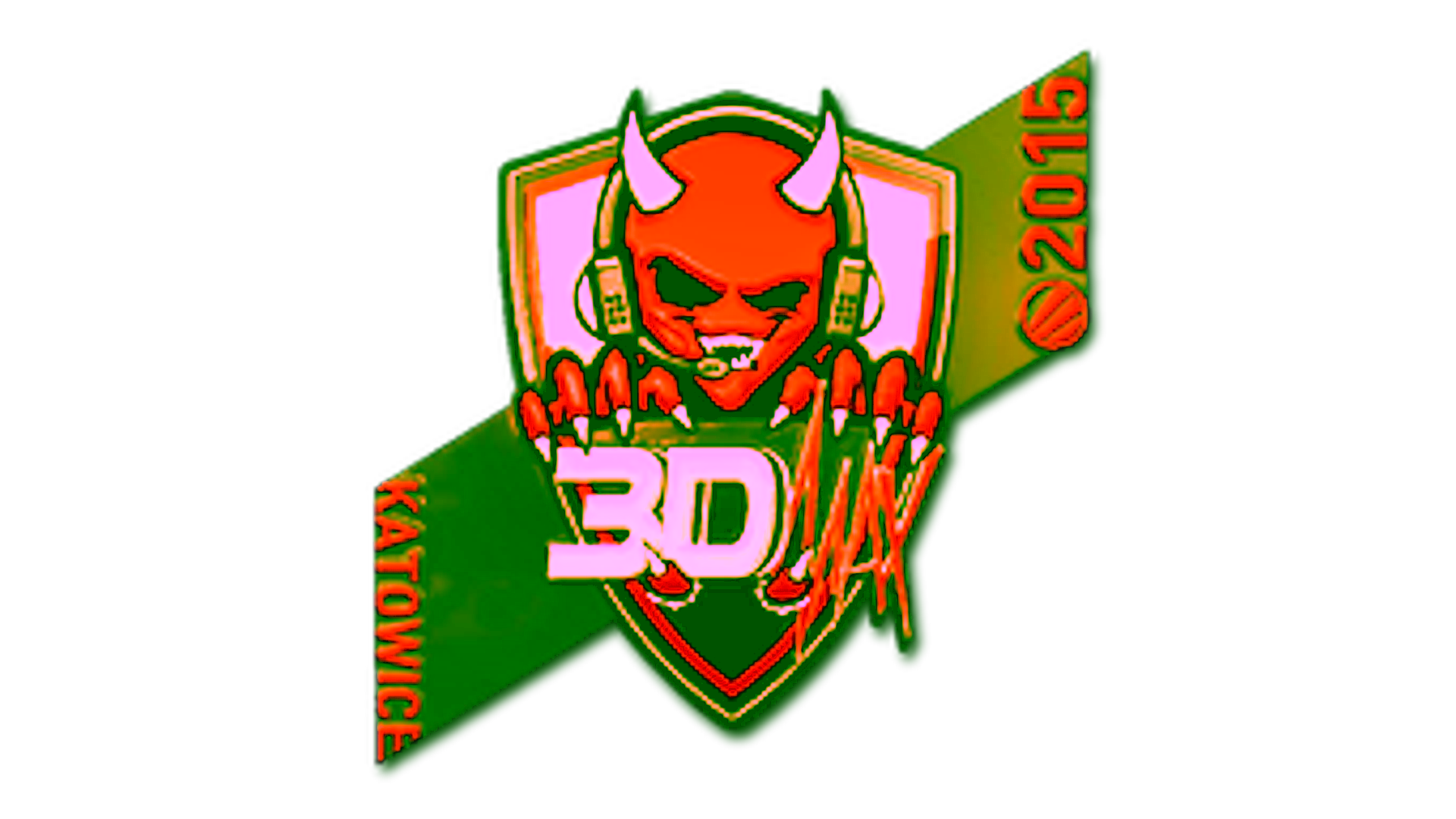 Visar för Sticker | 3DMAX (Gold) | Katowice 2015