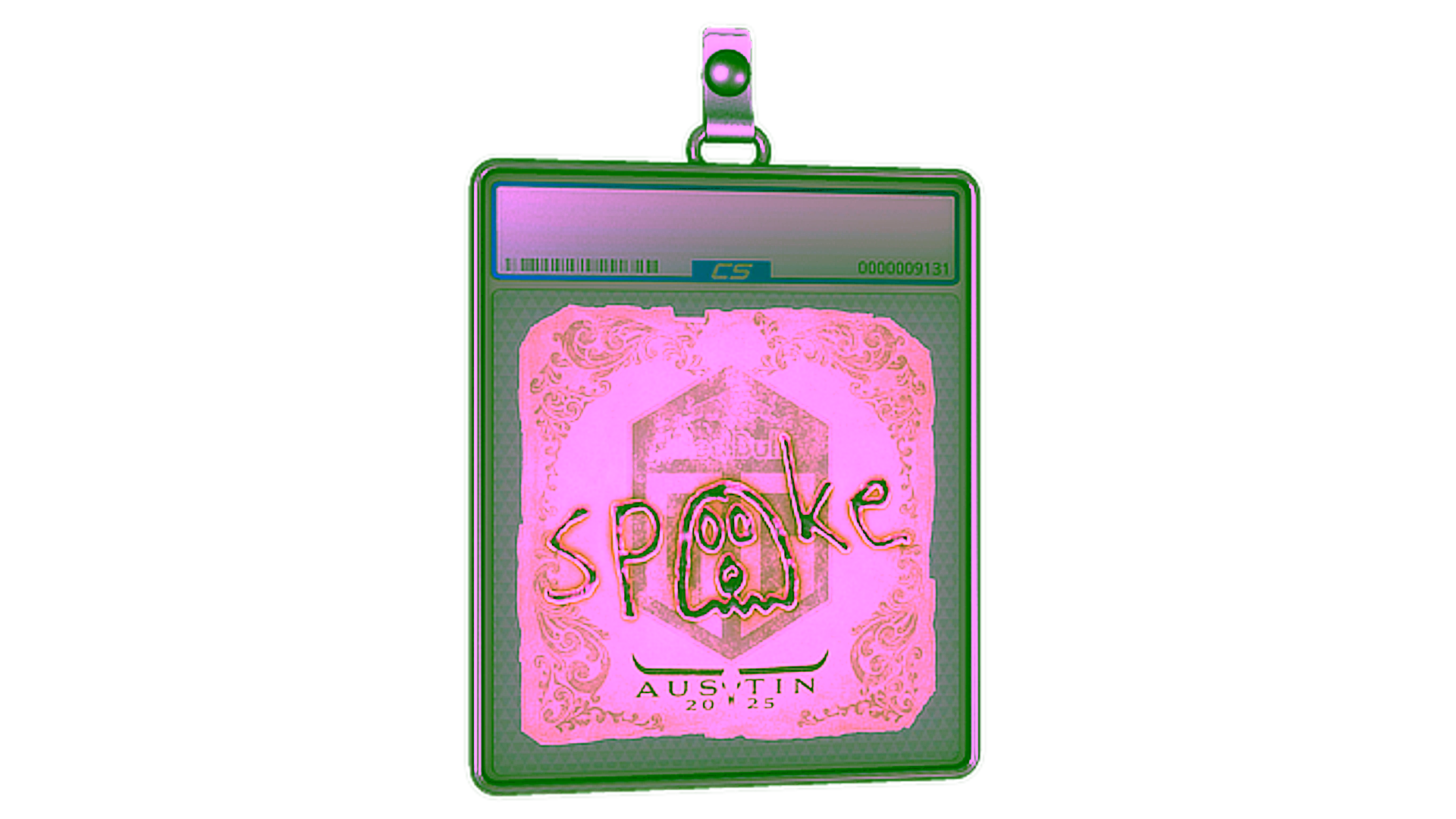 Display for Sticker Slab | spooke | Austin 2025