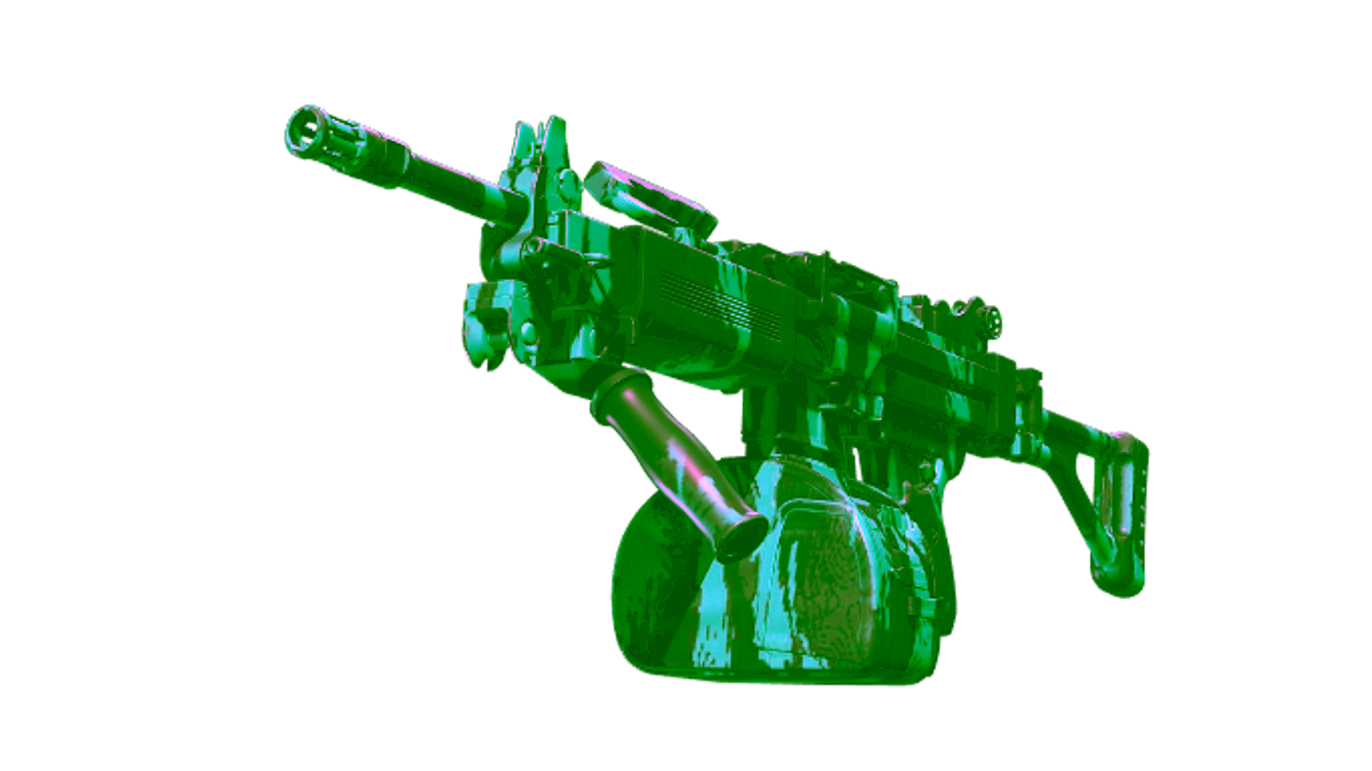 Display for StatTrak™ Negev | Terrain (Minimal Wear)