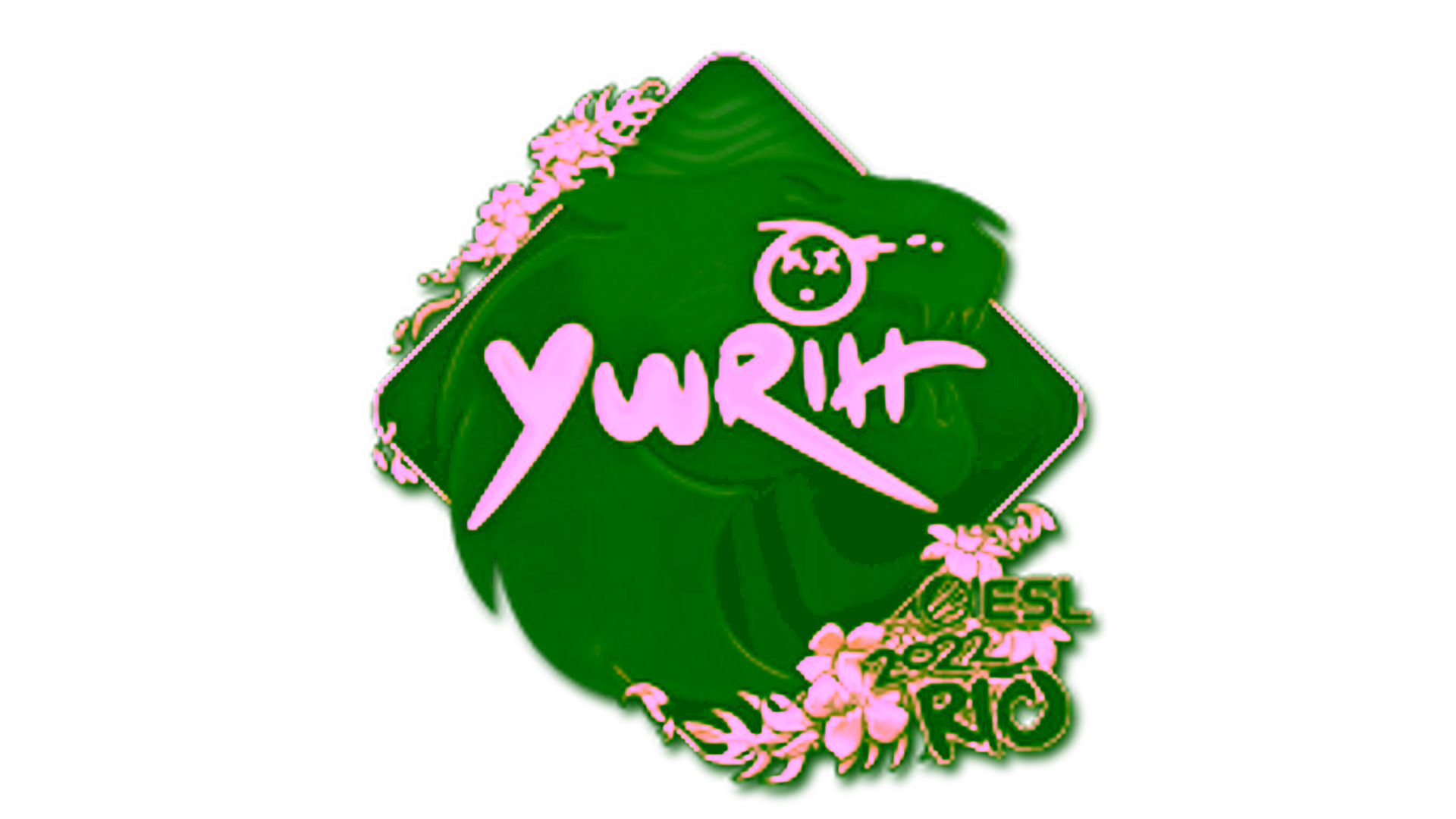 Display for Sticker | yuurih (Gold) | Rio 2022