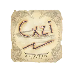 Sticker Cxzi Austin 2025