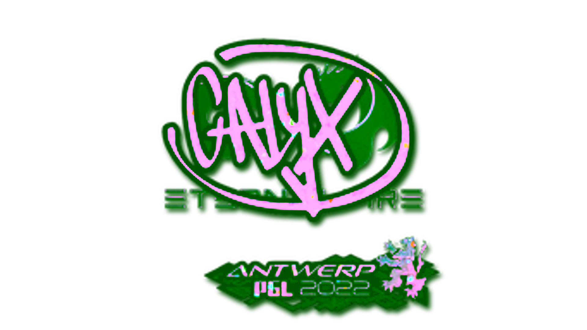 Visar för Sticker | Calyx (Glitter) | Antwerp 2022