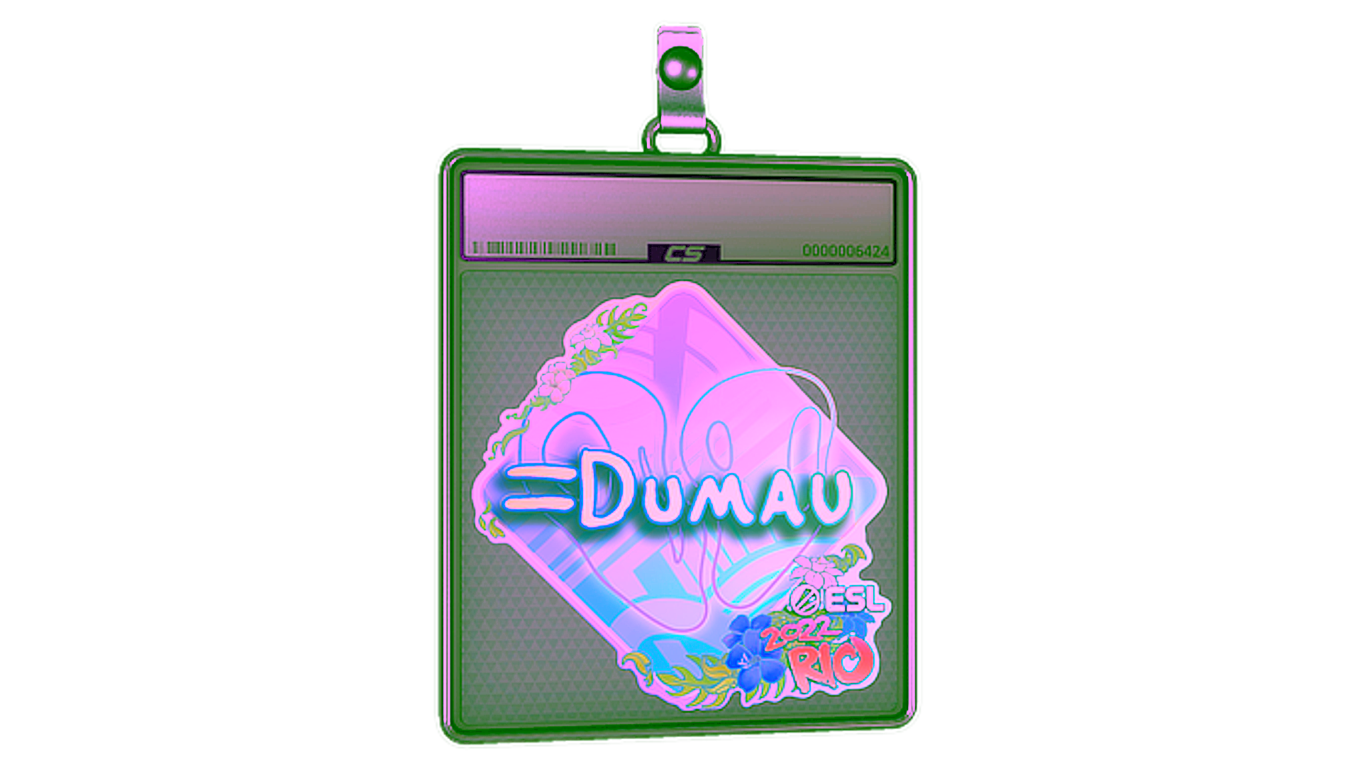 Visar för Sticker Slab | dumau (Holo) | Rio 2022