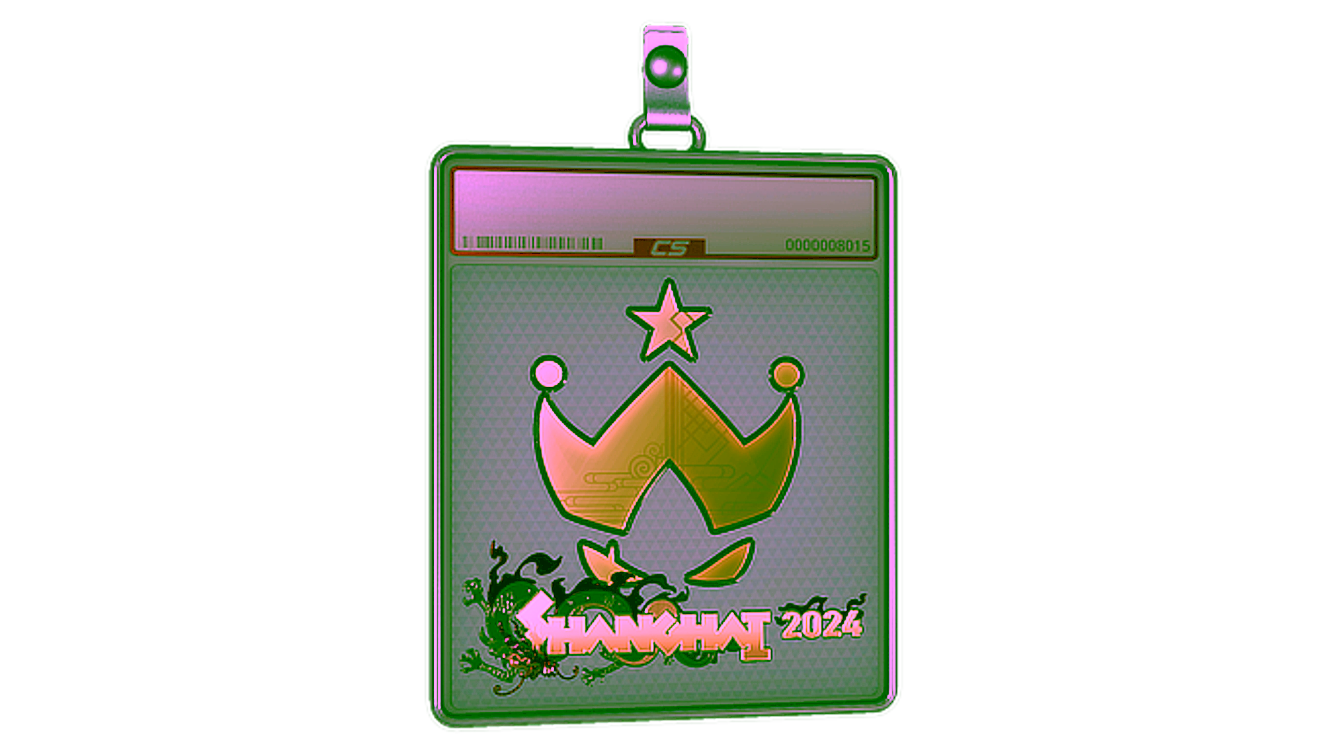 Display for Sticker Slab | Wildcard (Gold) | Shanghai 2024