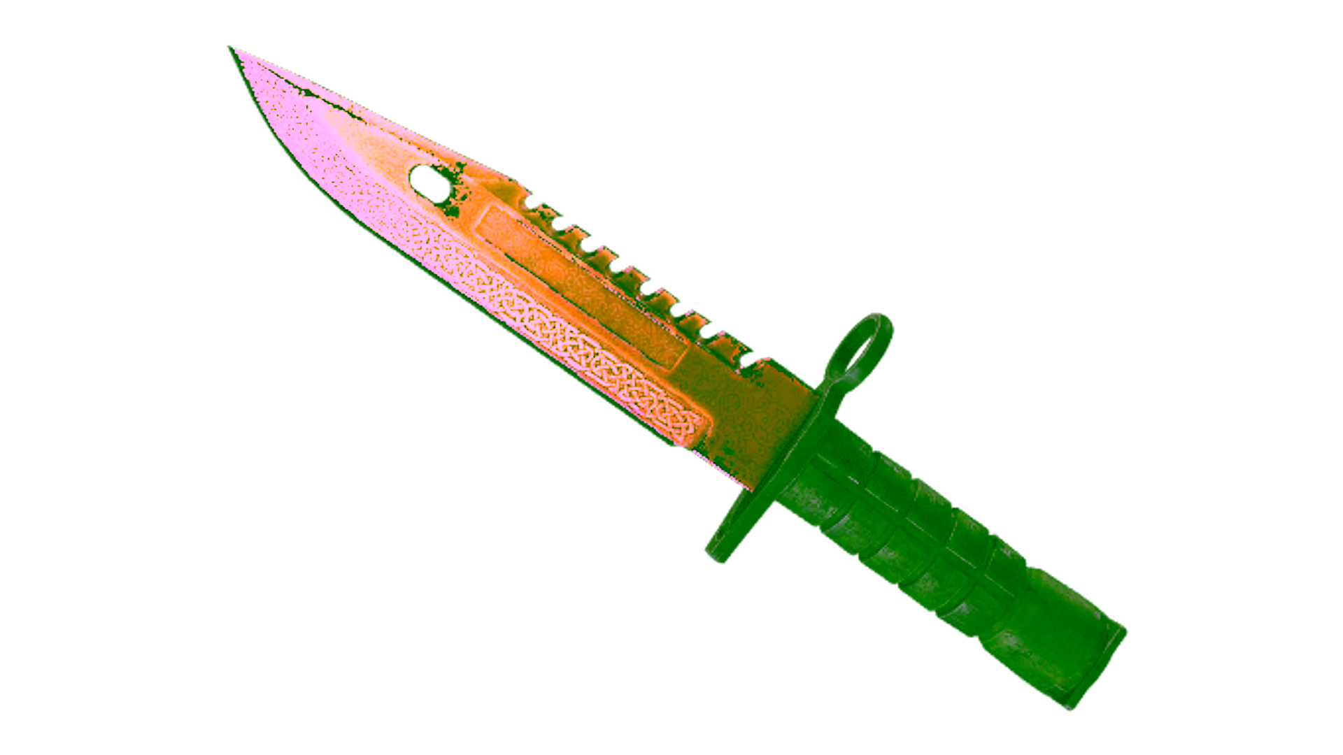 Mostrar para ★ StatTrak™ M9 Bayonet | Lore (Well-Worn)