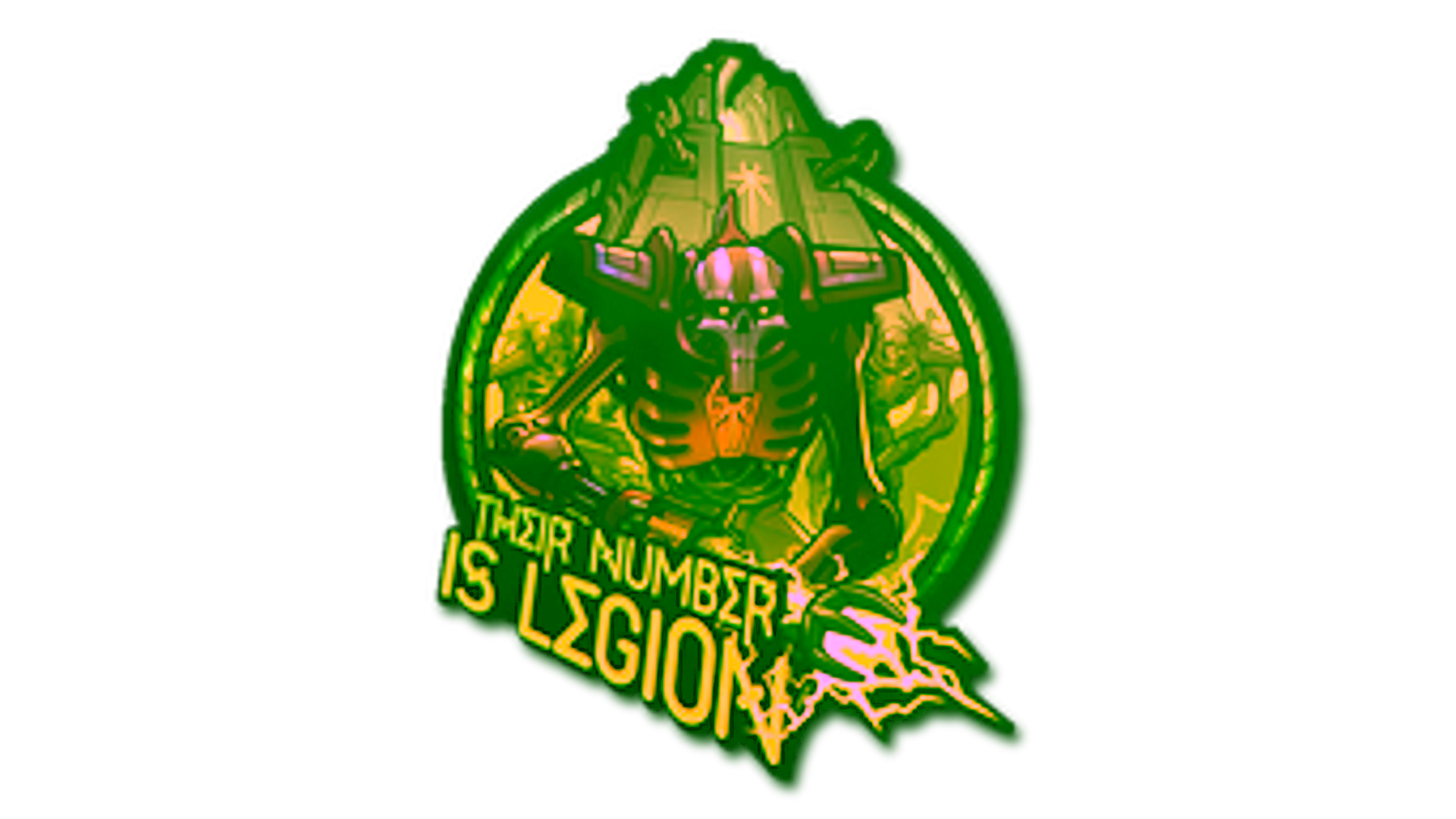 Affichage pour Sticker | Necron