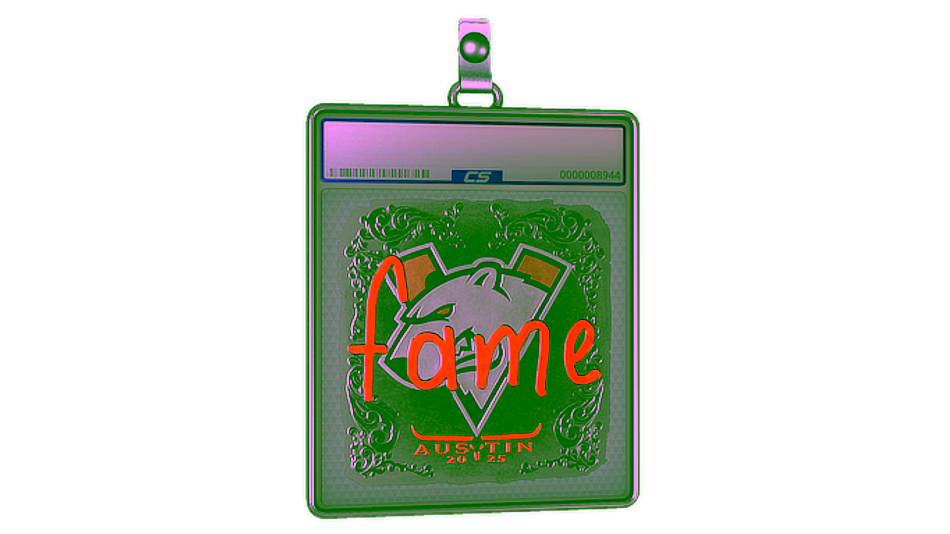 Display for Sticker Slab | fame (Foil) | Austin 2025