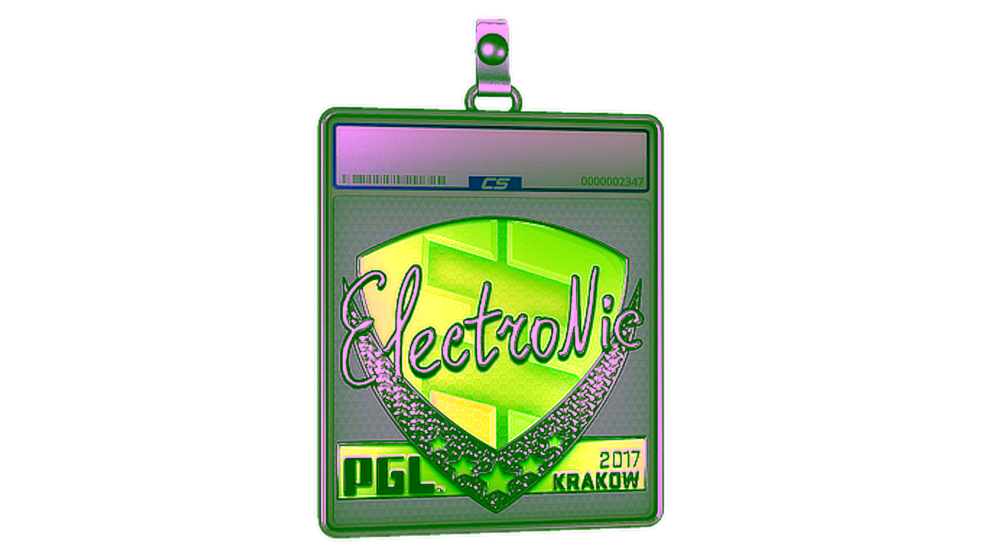 Visar för Sticker Slab | electronic (Foil) | Krakow 2017