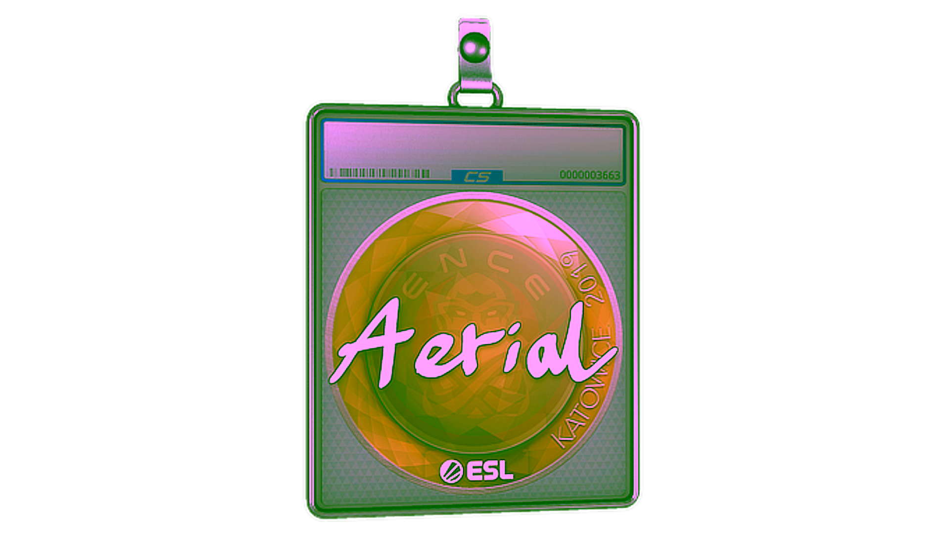 Mostrar para Sticker Slab | Aerial | Katowice 2019