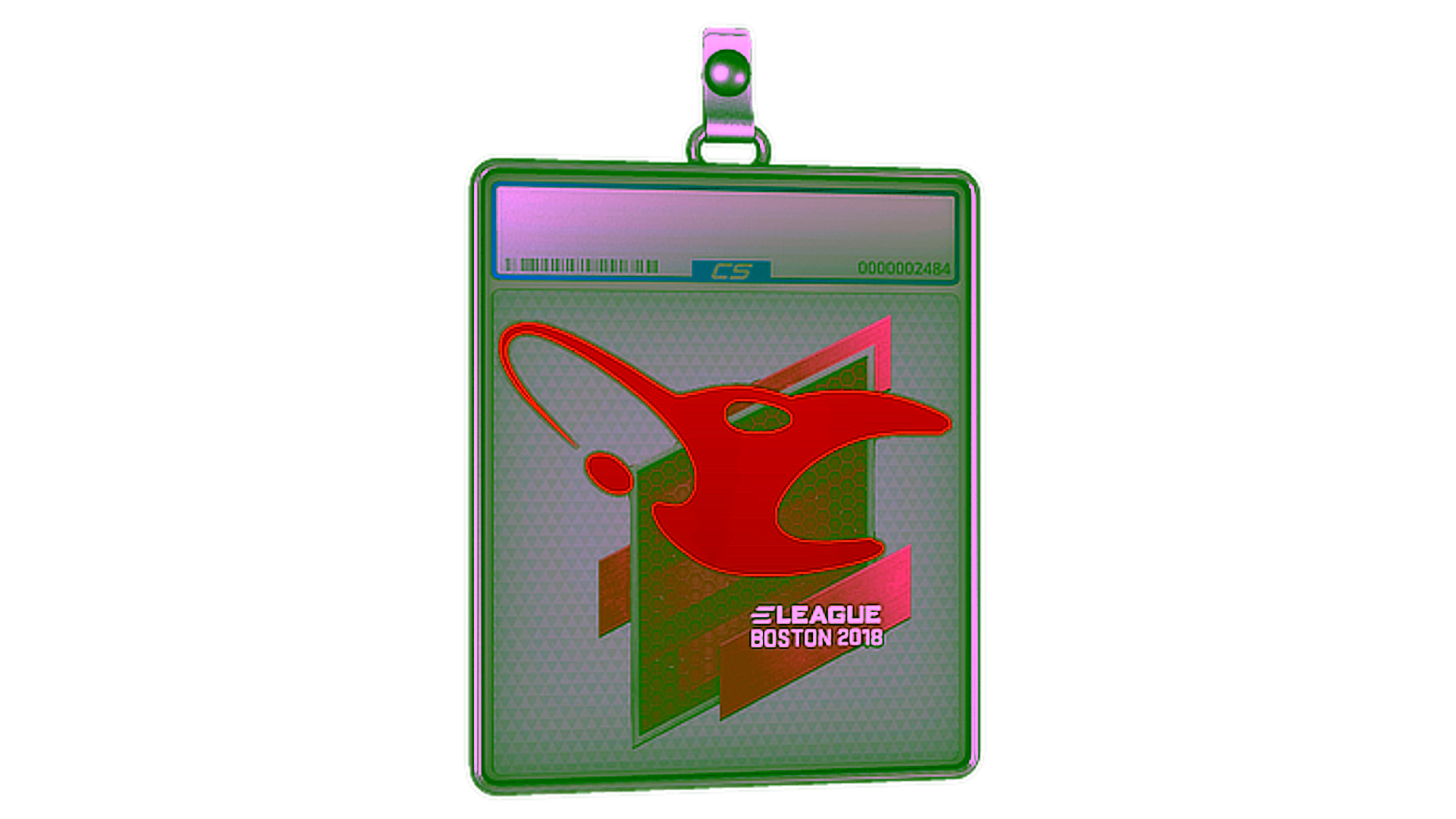 Display for Sticker Slab | mousesports | Boston 2018