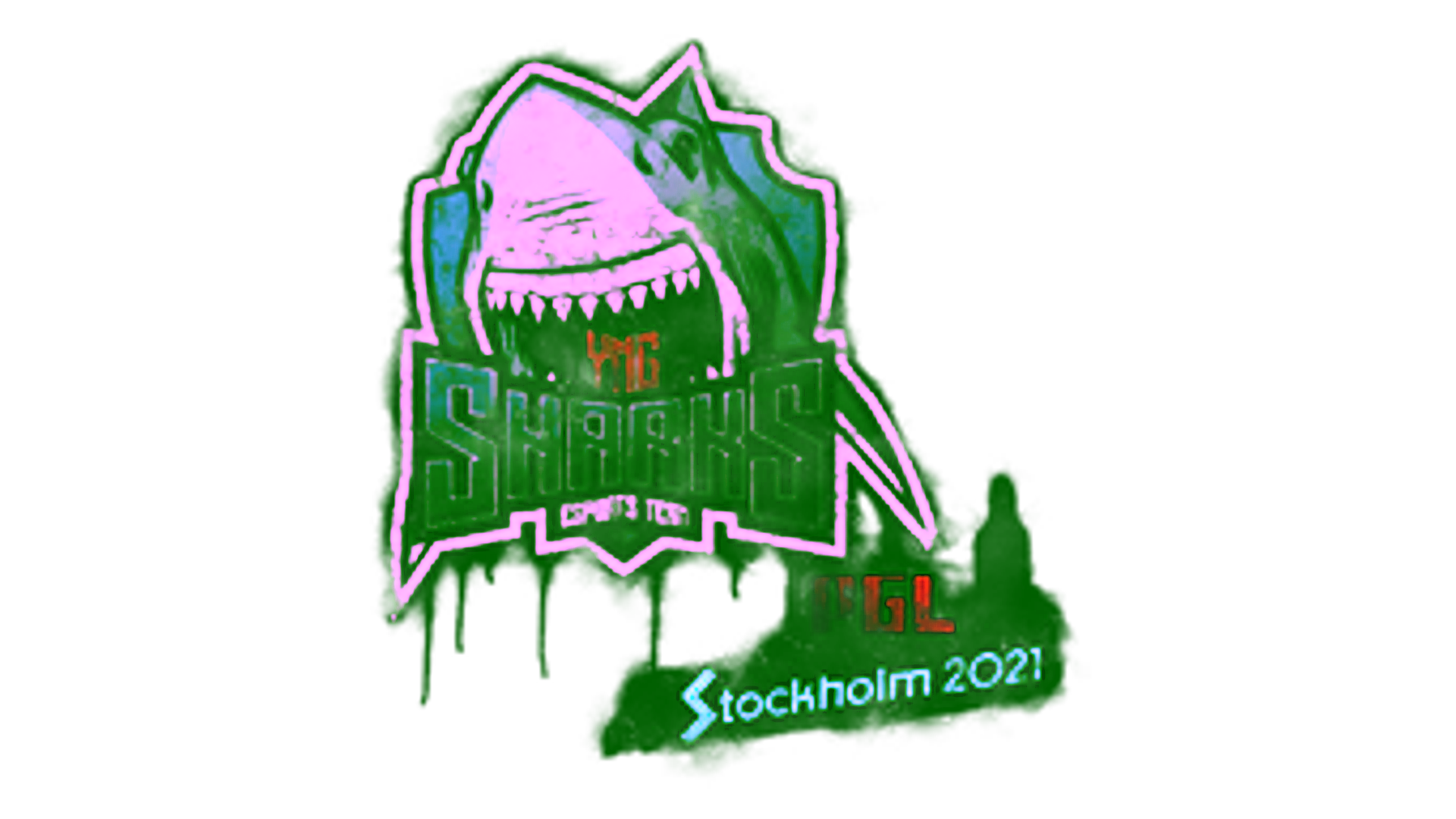 Display for Sealed Graffiti | Sharks Esports | Stockholm 2021