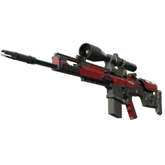 SCAR-20 | Crimson Web (Field-Tested)