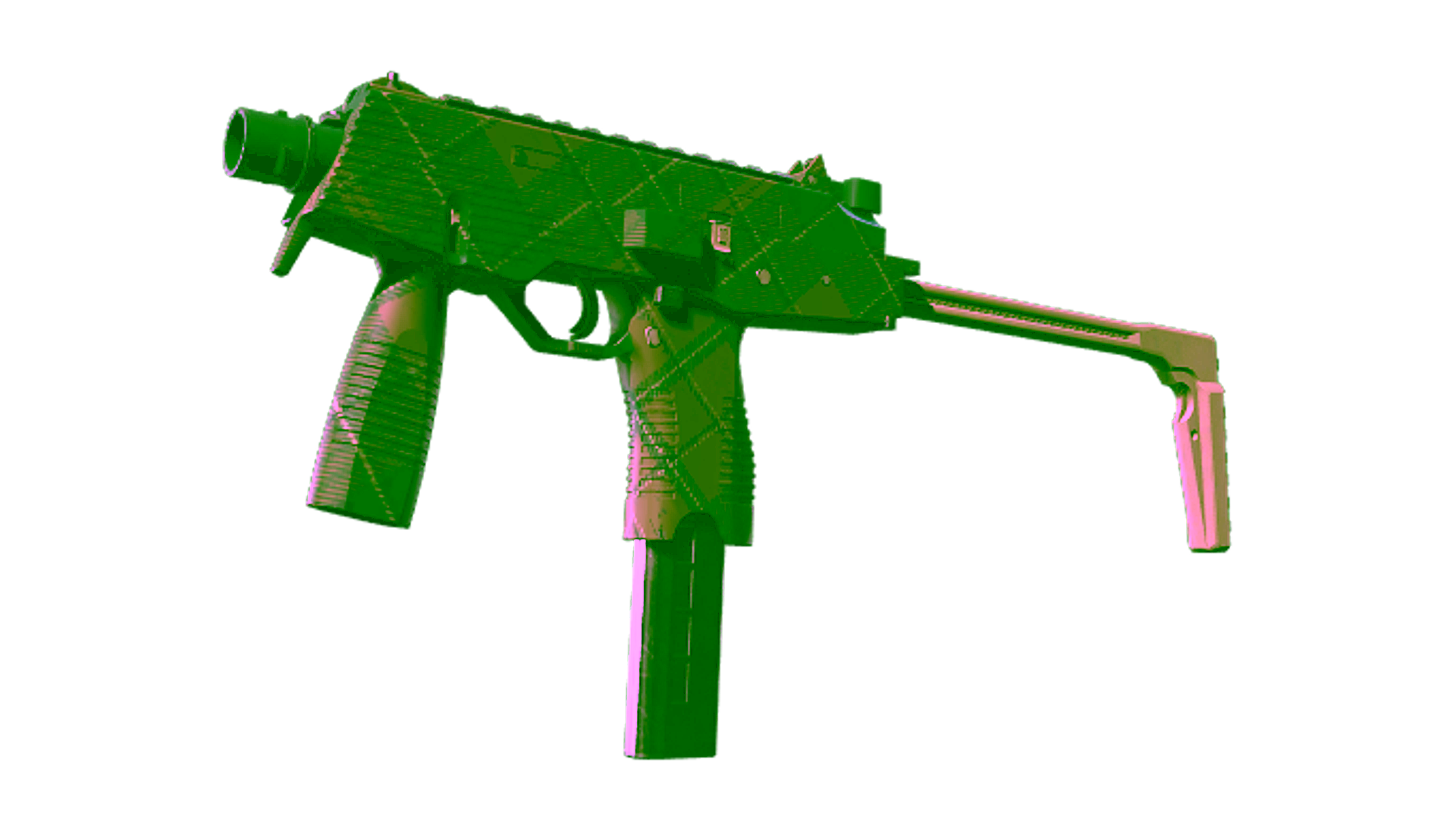 Display for Souvenir MP9 | Green Plaid (Minimal Wear)