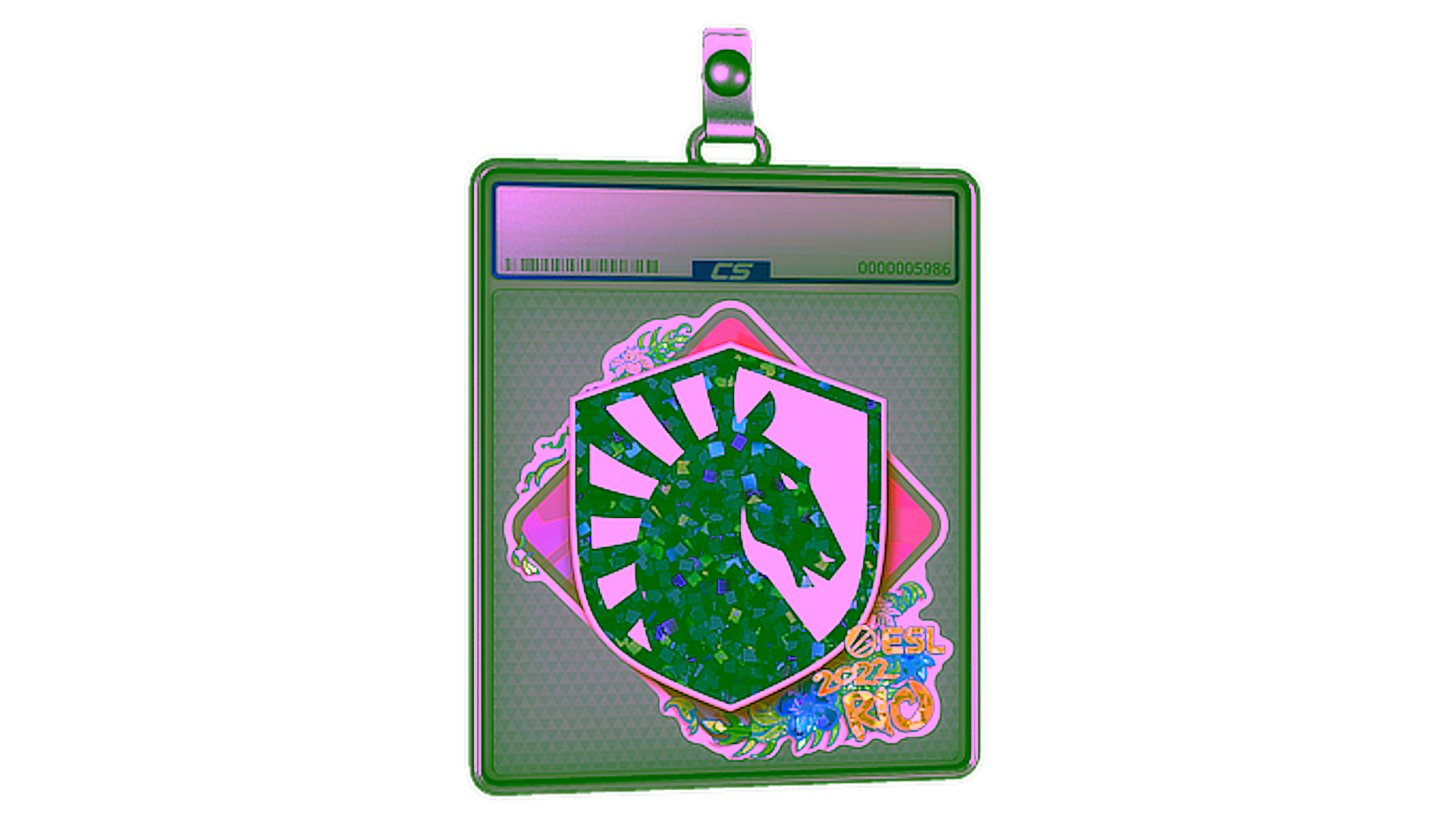 Exibição para Sticker Slab | Team Liquid (Glitter) | Rio 2022