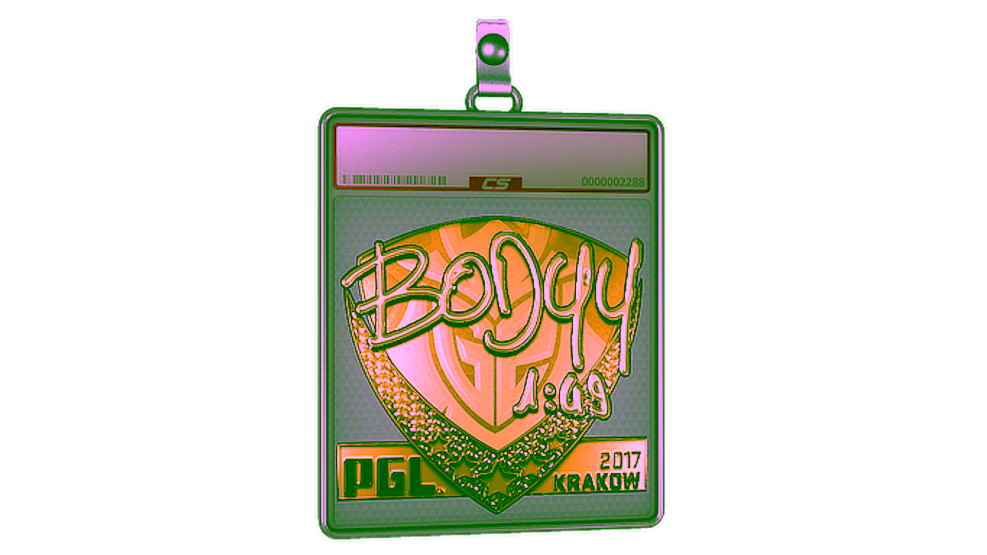 Display for Sticker Slab | bodyy (Gold) | Krakow 2017