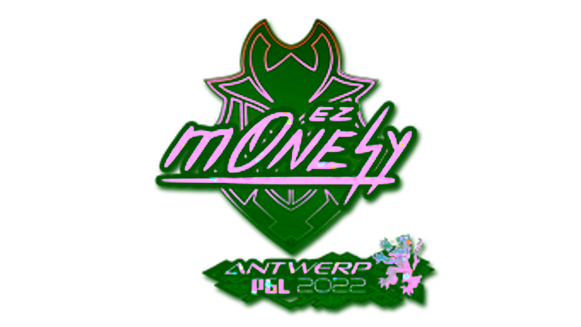 Rodyti Sticker | m0NESY (Glitter) | Antwerp 2022