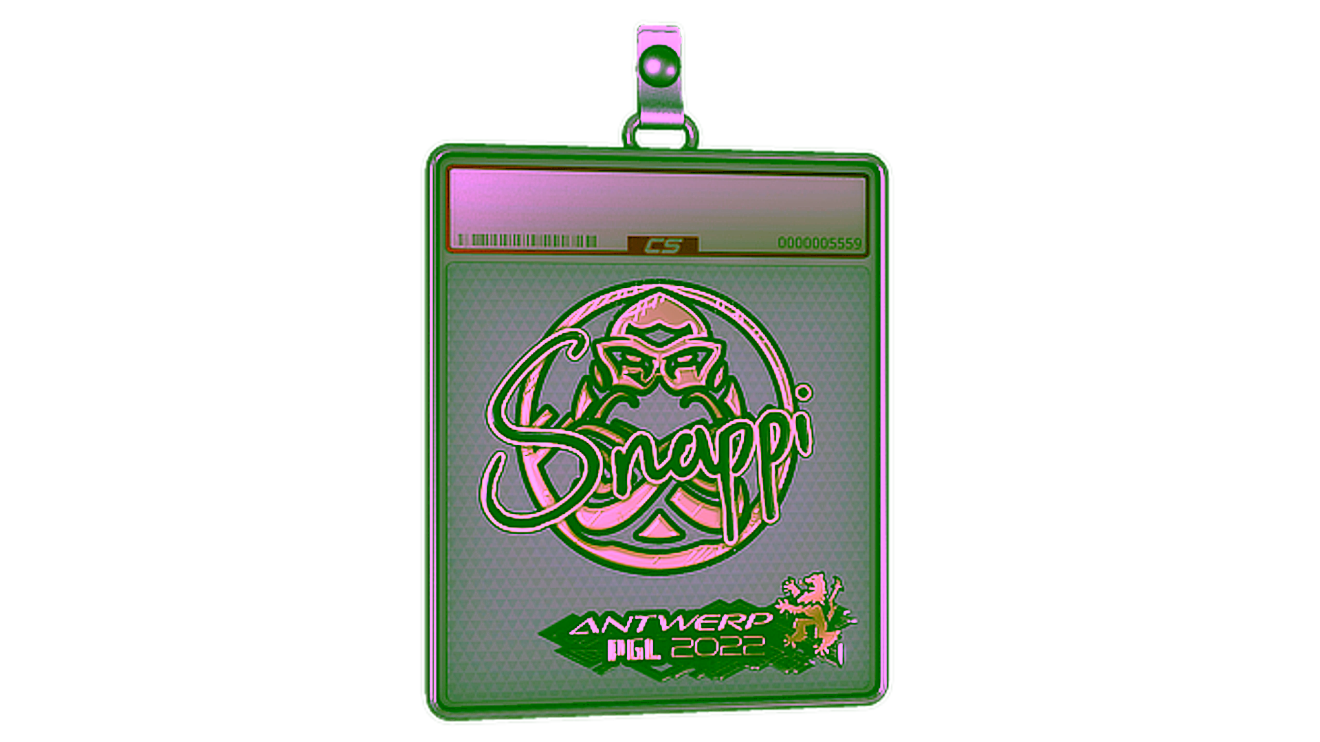 Visar för Sticker Slab | Snappi (Gold) | Antwerp 2022