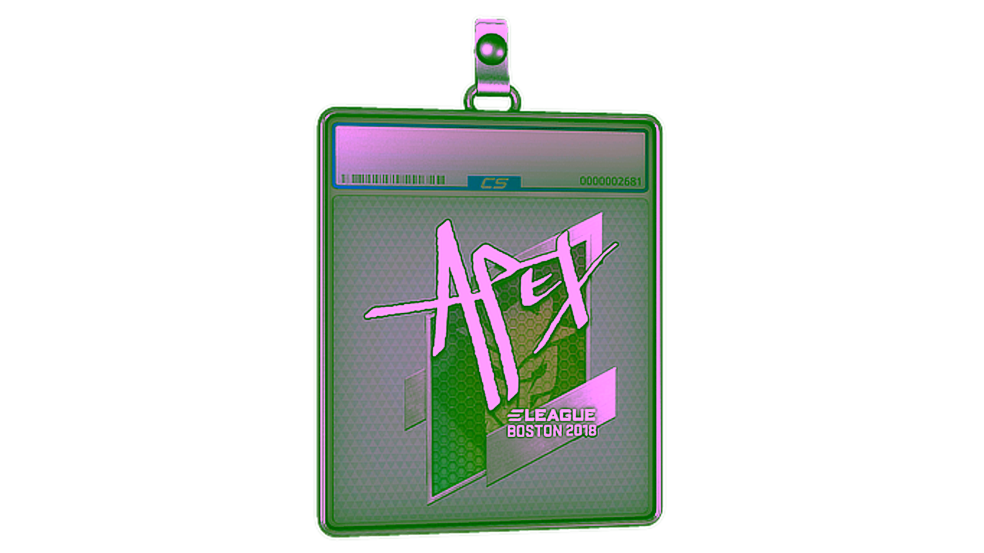 Display for Sticker Slab | apEX | Boston 2018