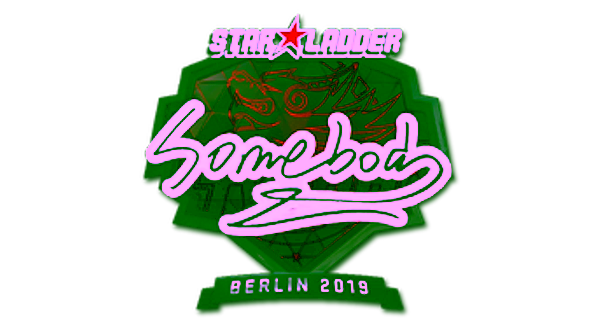 Display for Sticker | somebody (Foil) | Berlin 2019