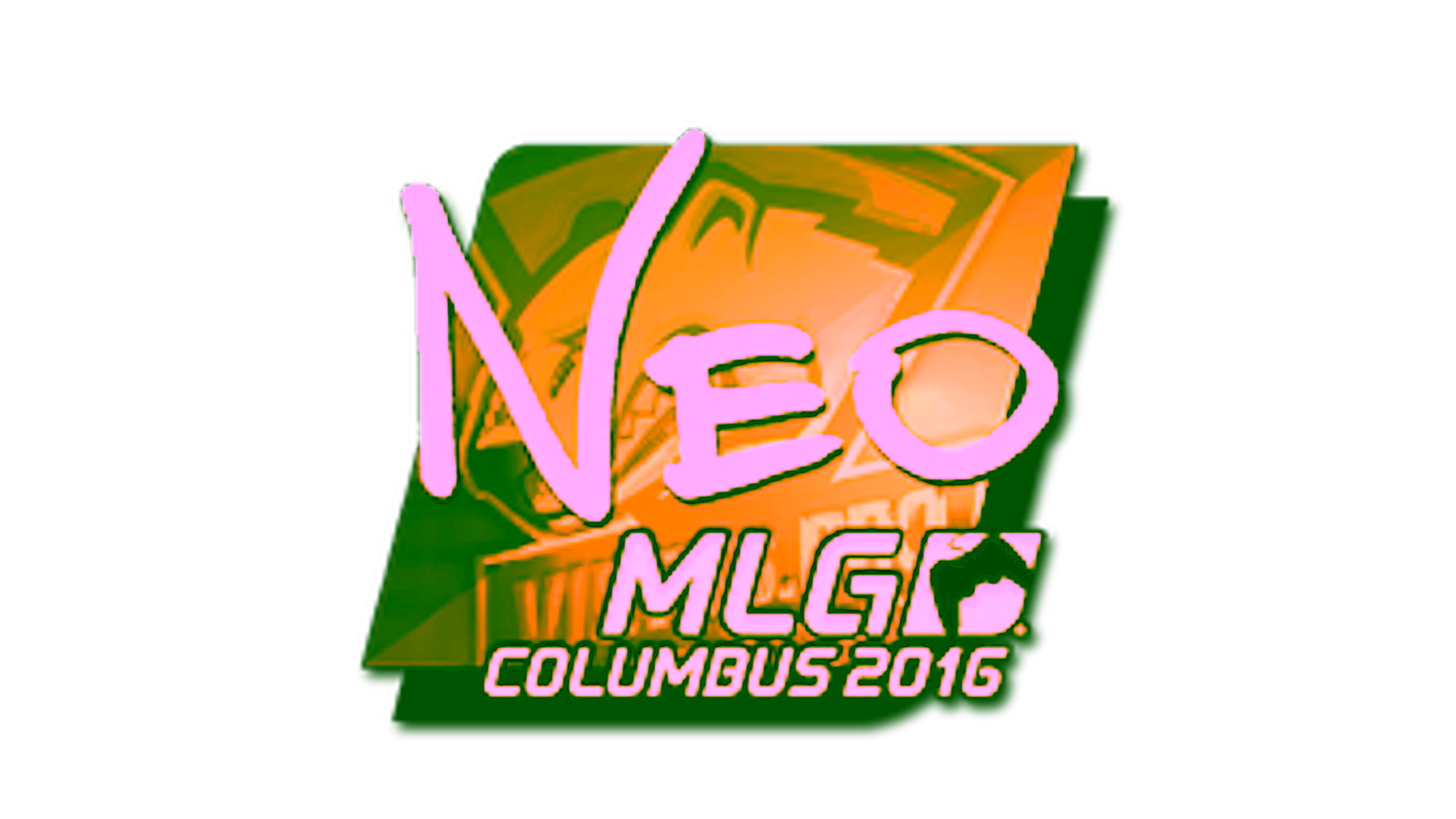Visar för Sticker | NEO (Gold) | MLG Columbus 2016