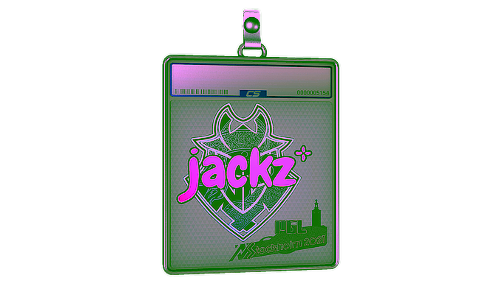 Display for Sticker Slab | JACKZ (Holo) | Stockholm 2021