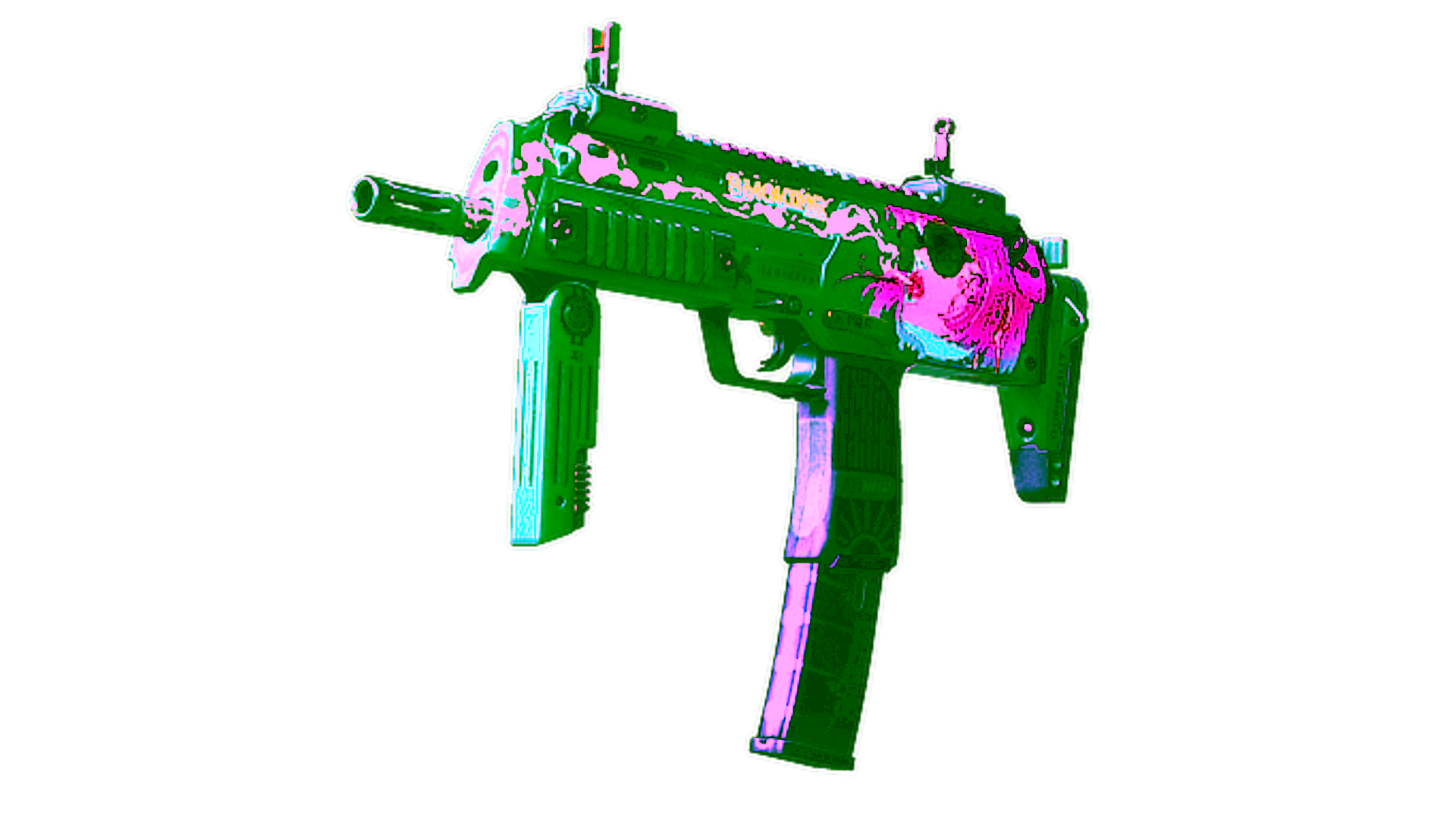 Affichage pour StatTrak™ MP7 | Smoking Kills (Well-Worn)