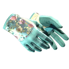 Driver Gloves Brocade Flowers
