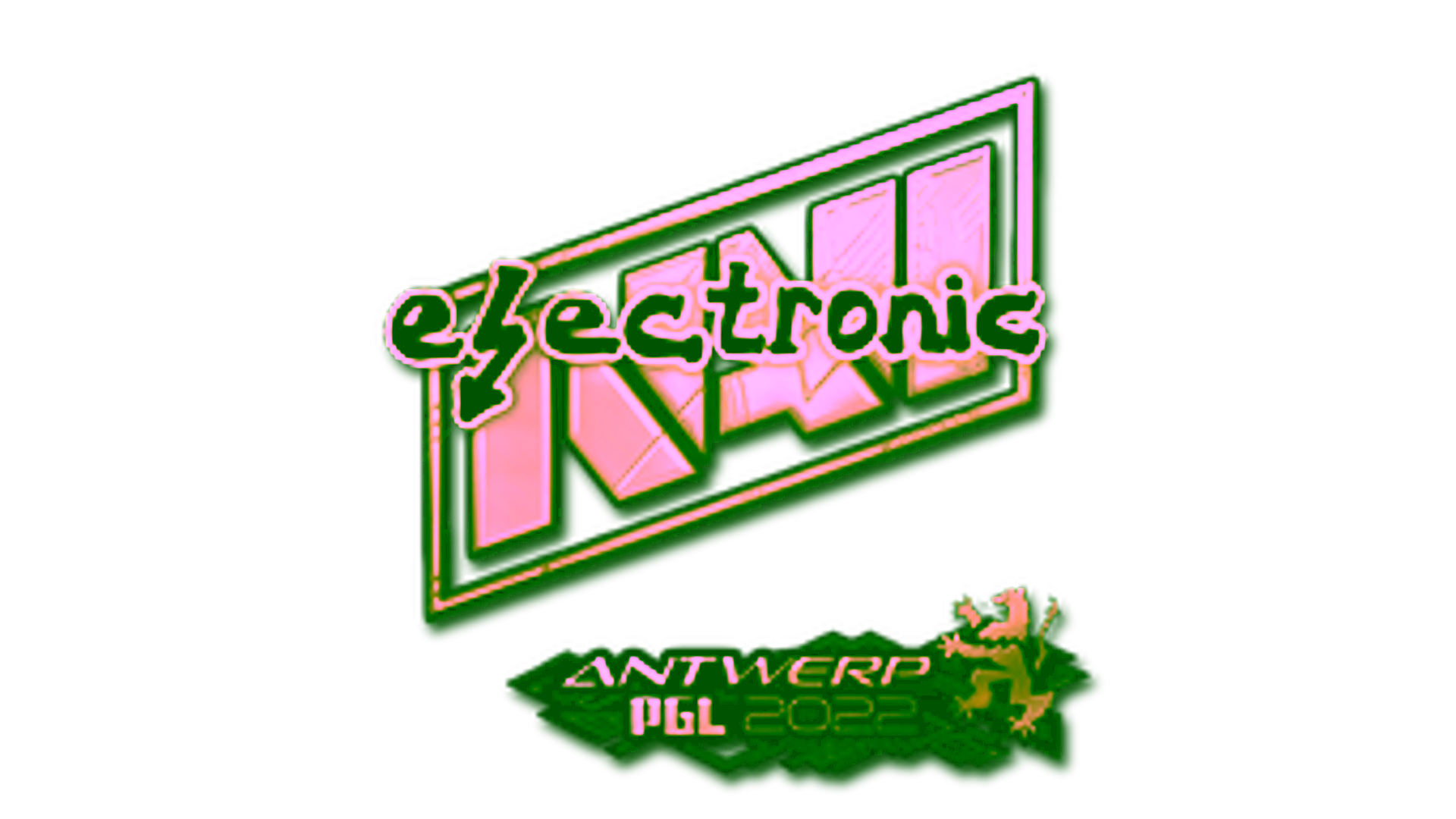 Rodyti Sticker | electronic (Gold) | Antwerp 2022