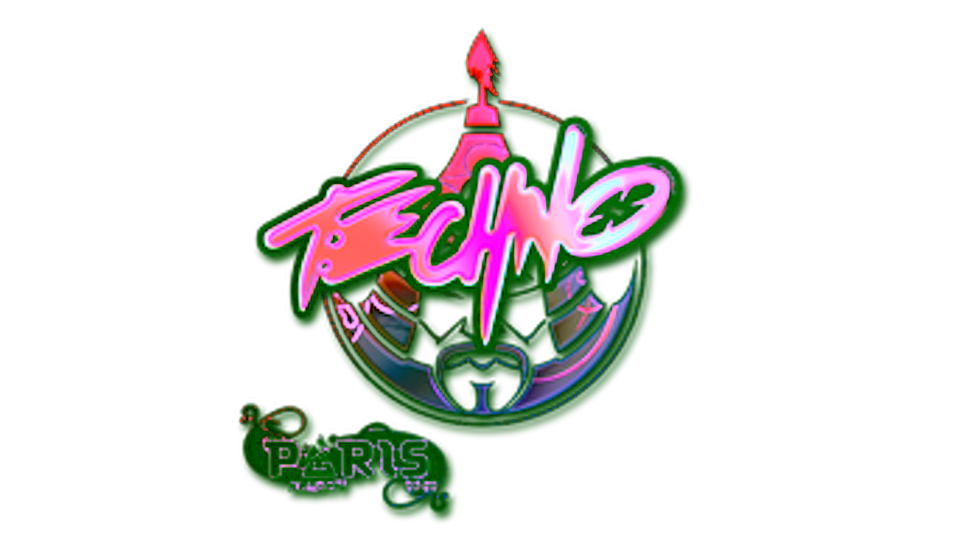 Display for Sticker | Techno4K (Holo) | Paris 2023