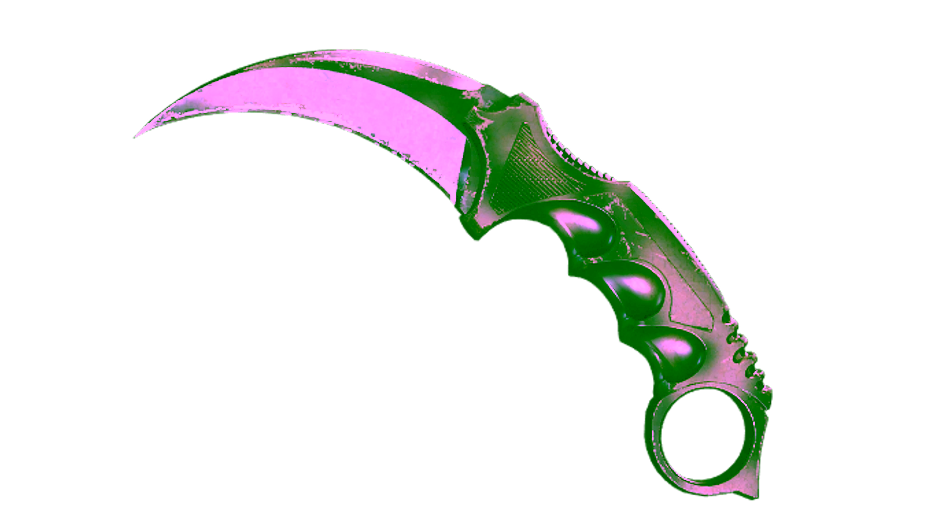 Exibição para ★ StatTrak™ Karambit | Scorched (Well-Worn)
