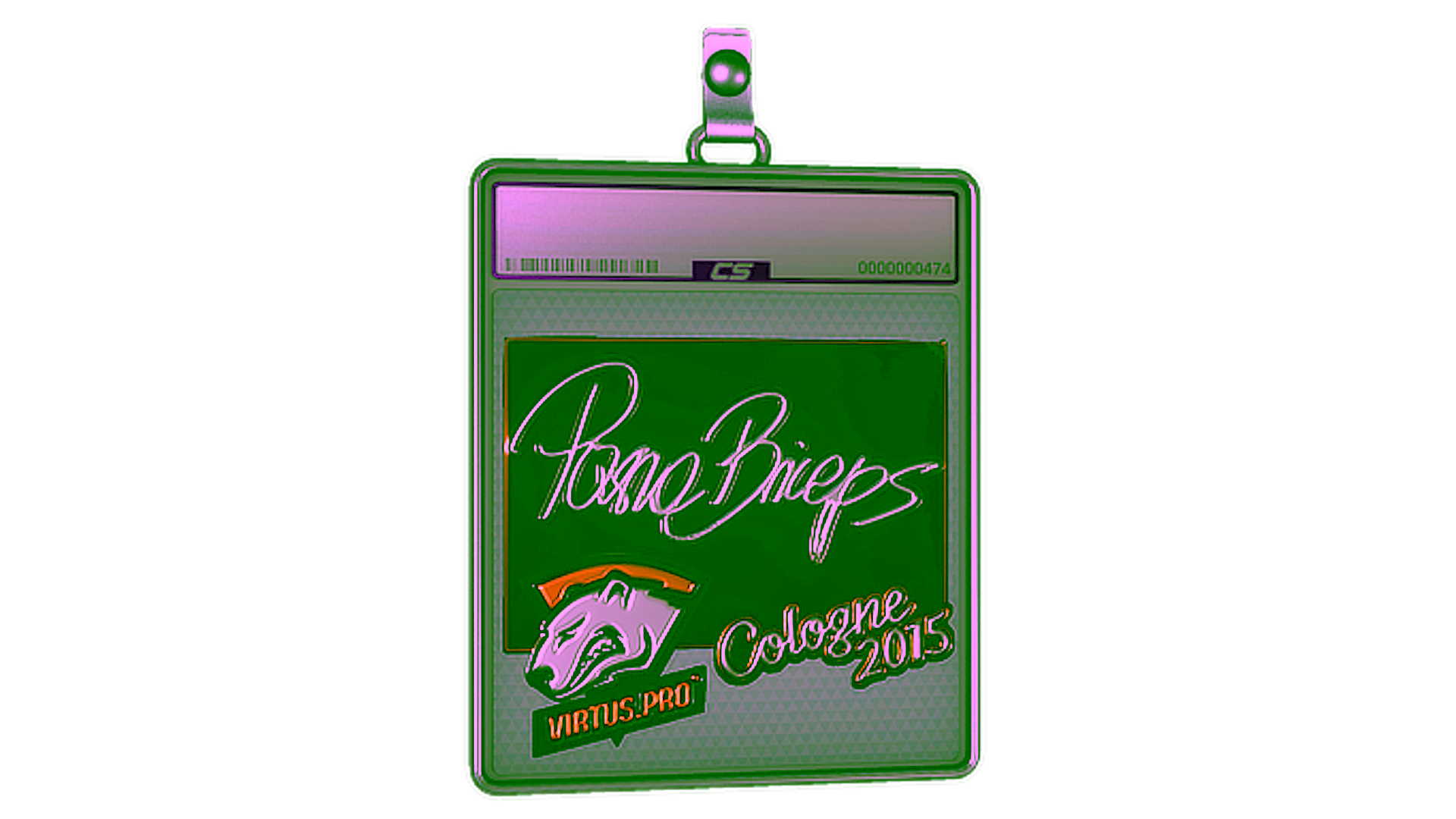 Display for Sticker Slab | pashaBiceps (Foil) | Cologne 2015