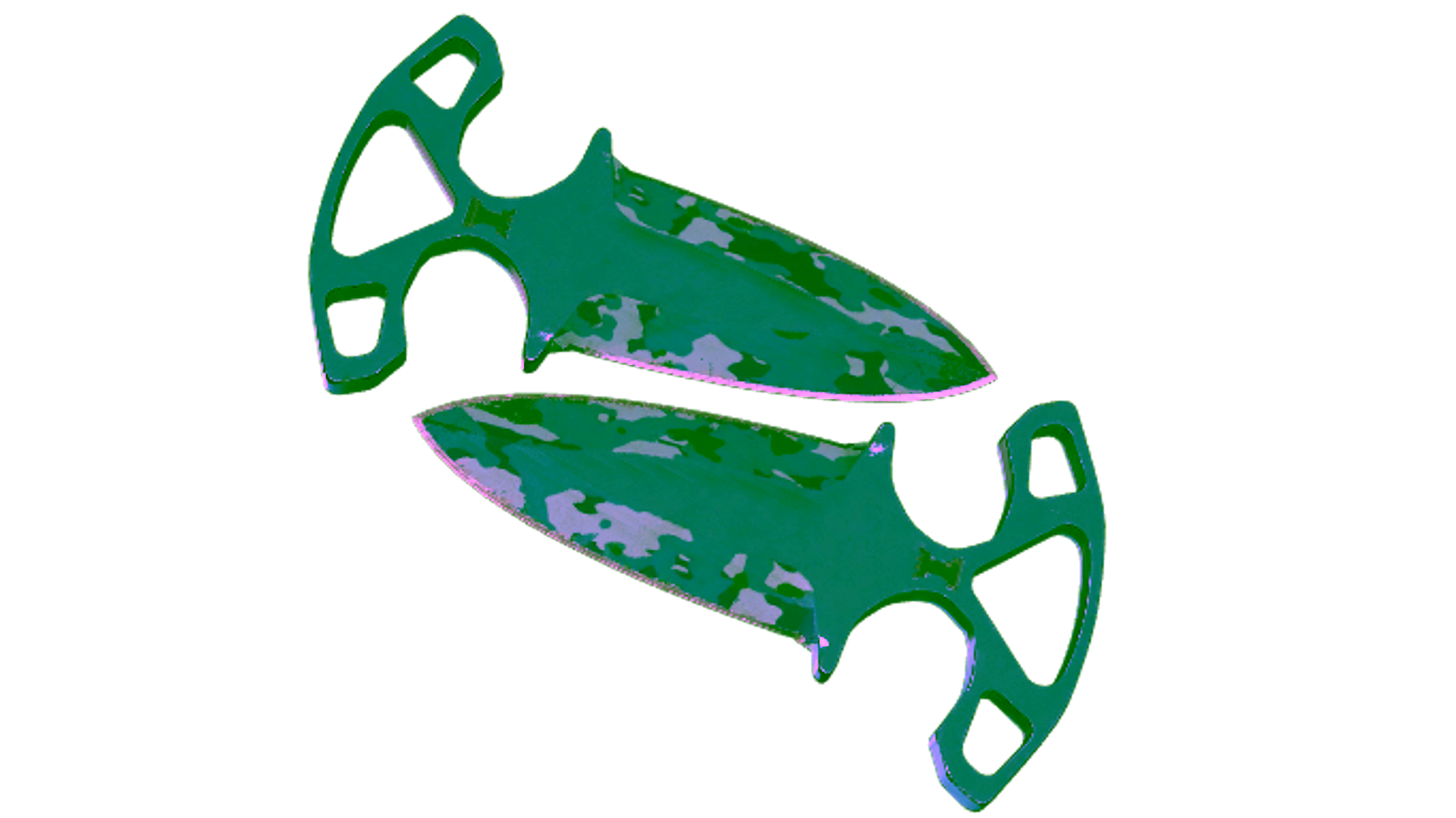 Display for ★ StatTrak™ Shadow Daggers | Bright Water (Field-Tested)