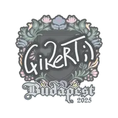 Sticker qikert Budapest 2025
