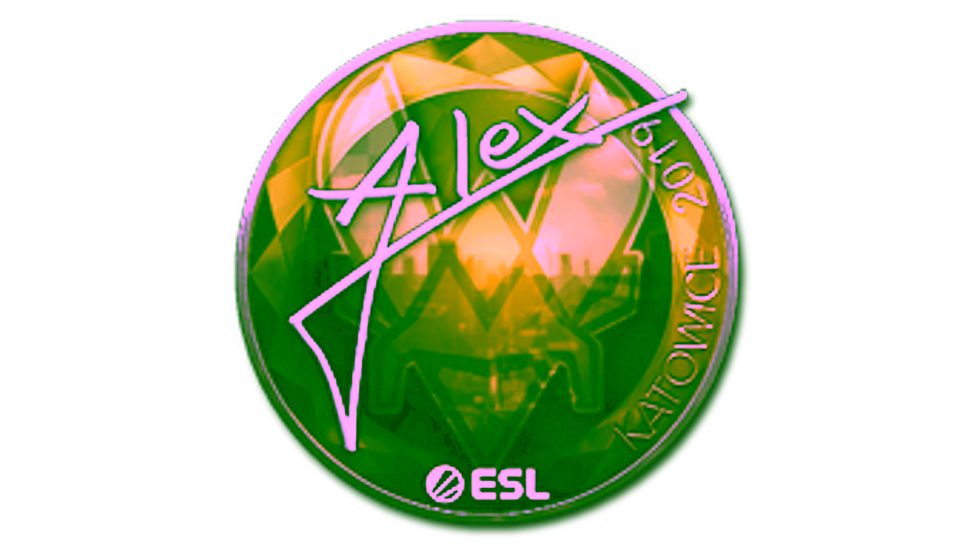 Anzeige für Sticker | ALEX (Foil) | Katowice 2019