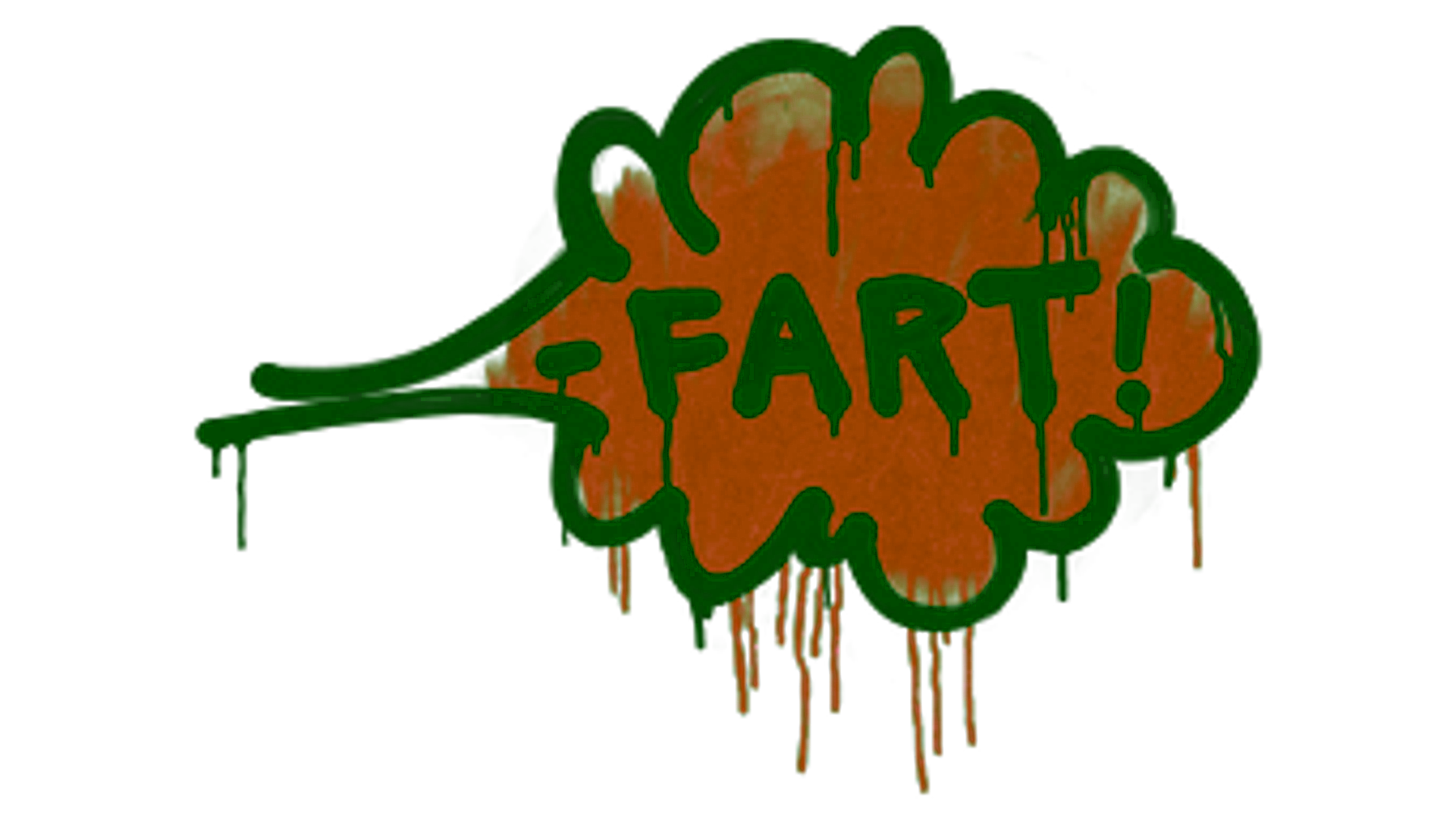 Display for Sealed Graffiti | Fart (Blood Red)