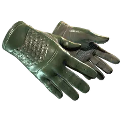 Driver Gloves Racing Green