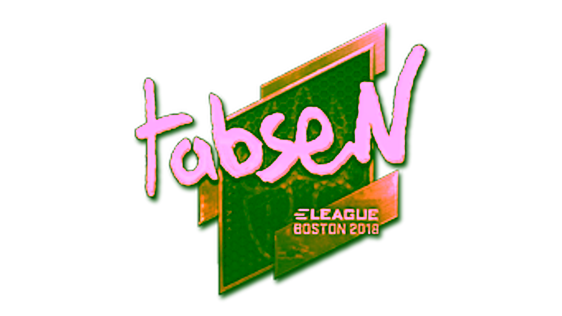 Display for Sticker | tabseN (Gold) | Boston 2018