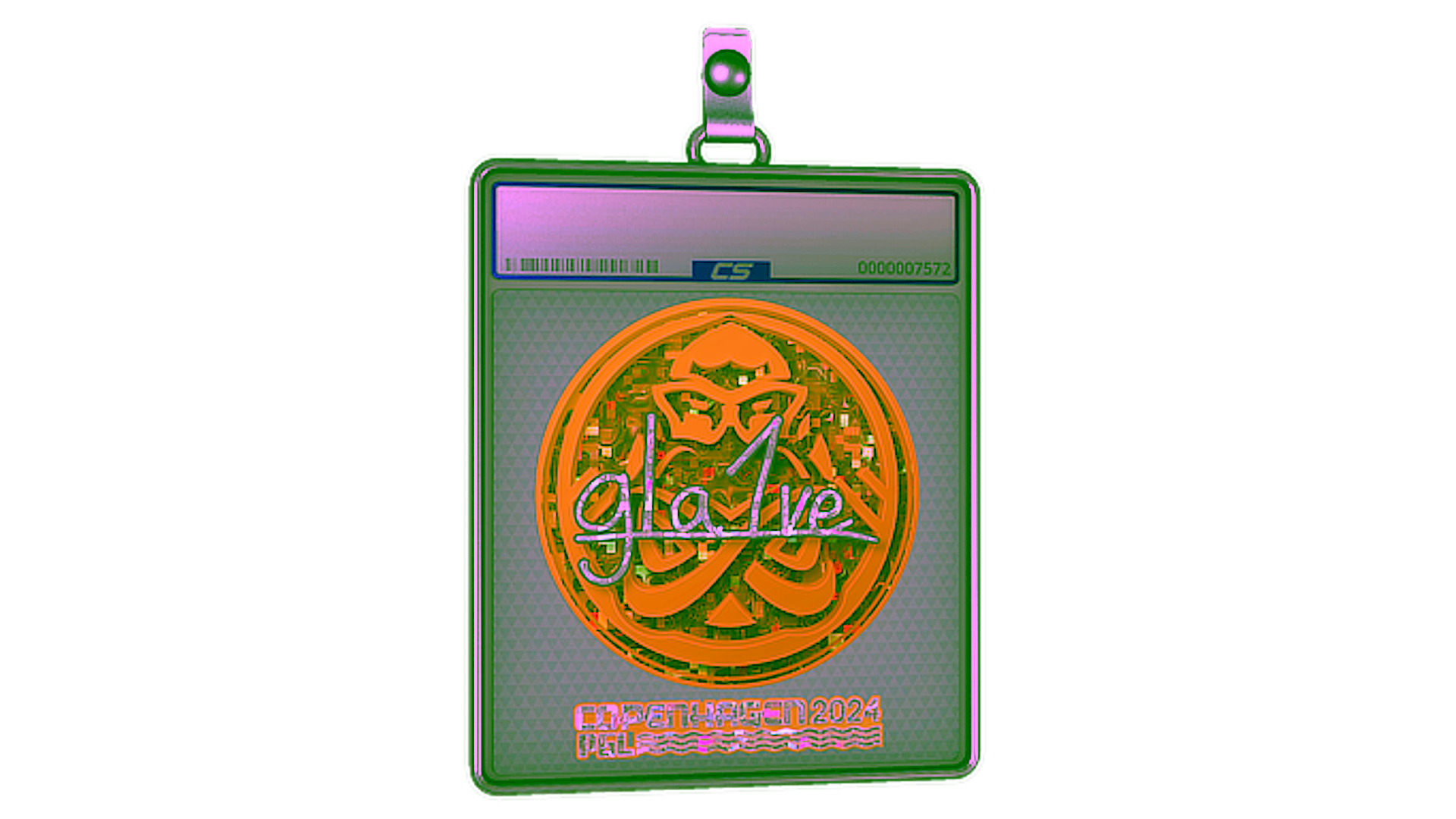 Affichage pour Sticker Slab | gla1ve (Glitter) | Copenhagen 2024