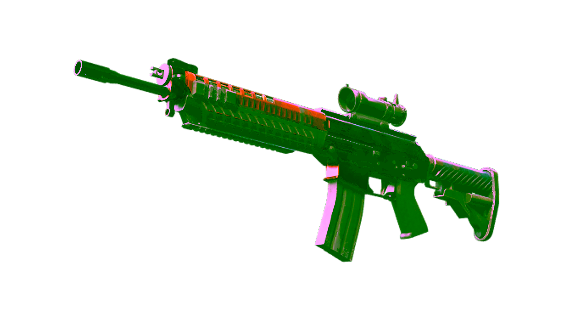 Display for StatTrak™ SG 553 | Danger Close (Field-Tested)