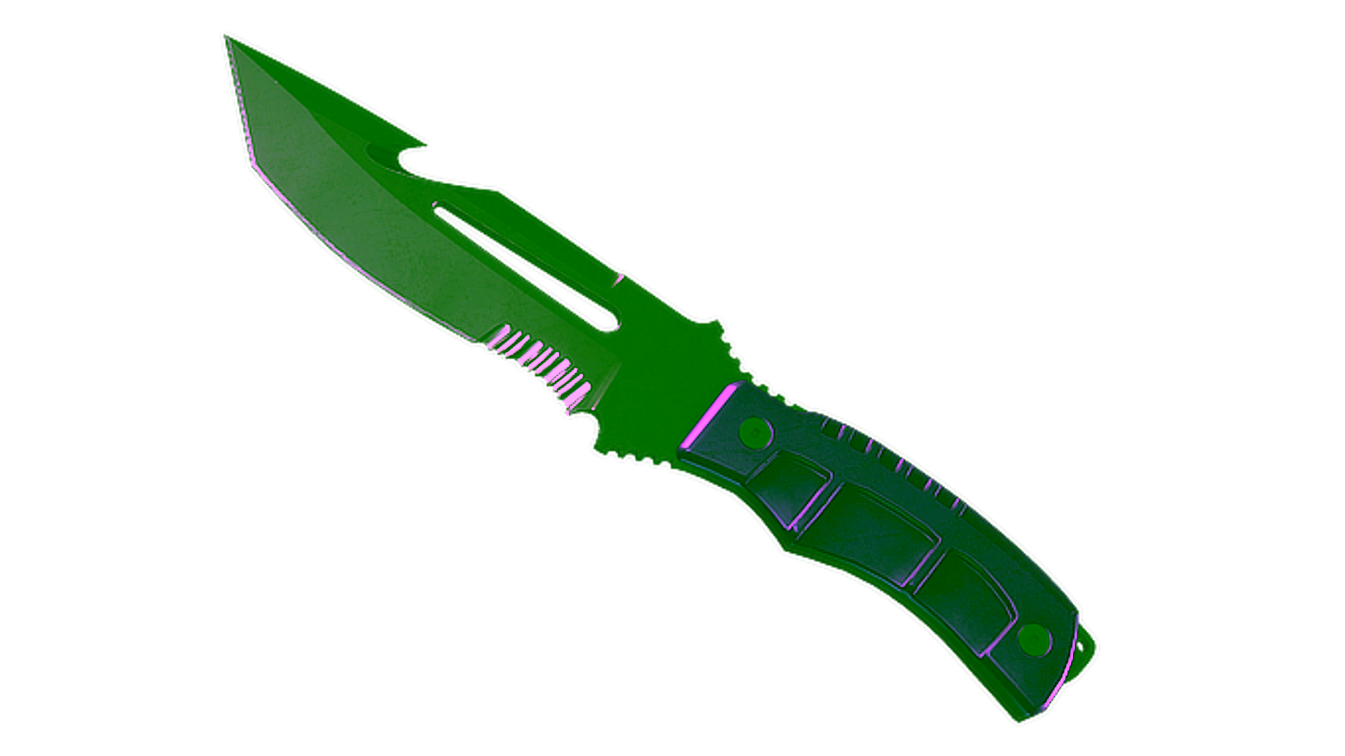 Display for ★ StatTrak™ Survival Knife | Ultraviolet (Well-Worn)