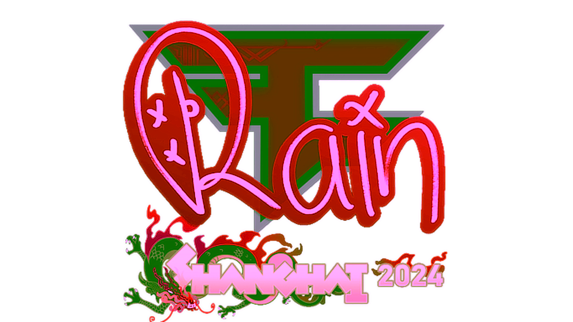 Display for Sticker | rain | Shanghai 2024