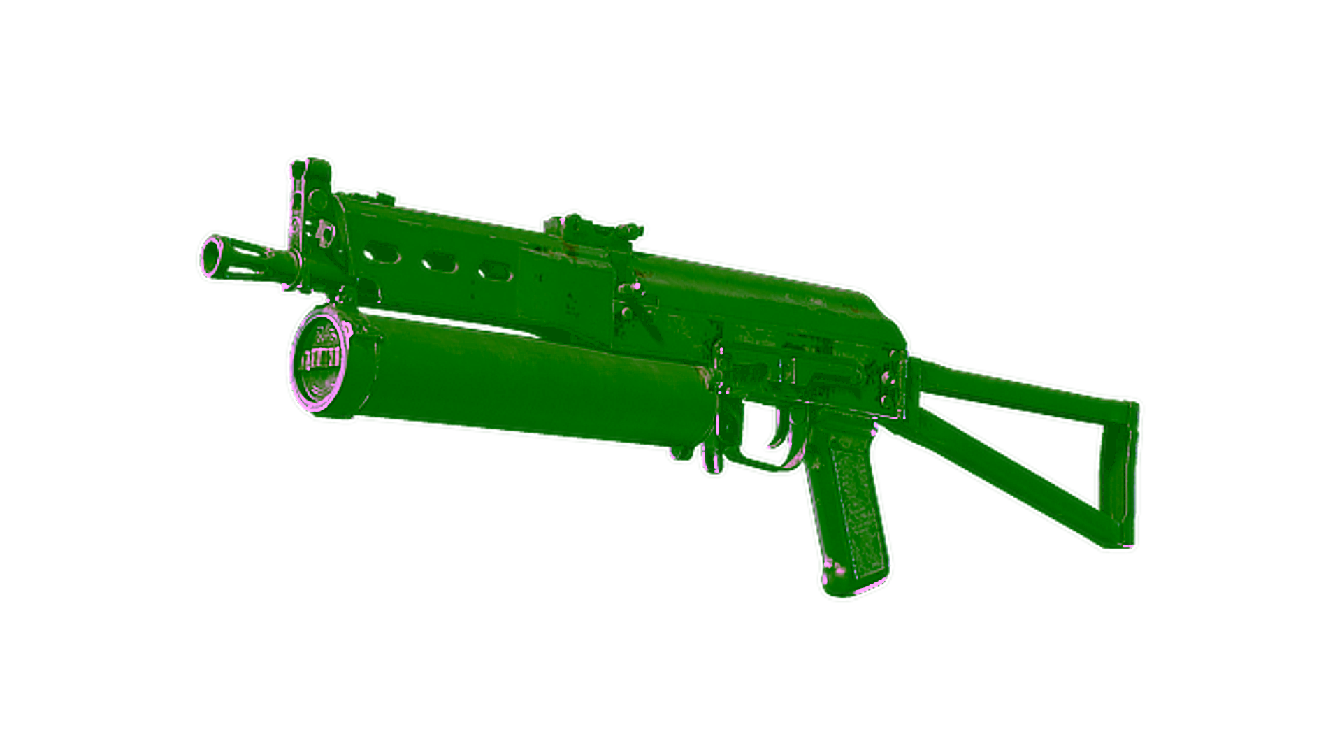 Display for Souvenir PP-Bizon | Wood Block Camo (Battle-Scarred)