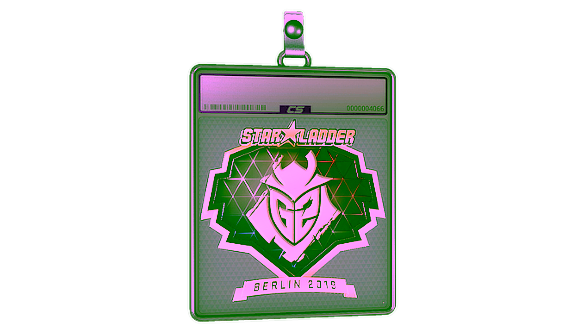 Display for Sticker Slab | G2 Esports (Gold) | Berlin 2019