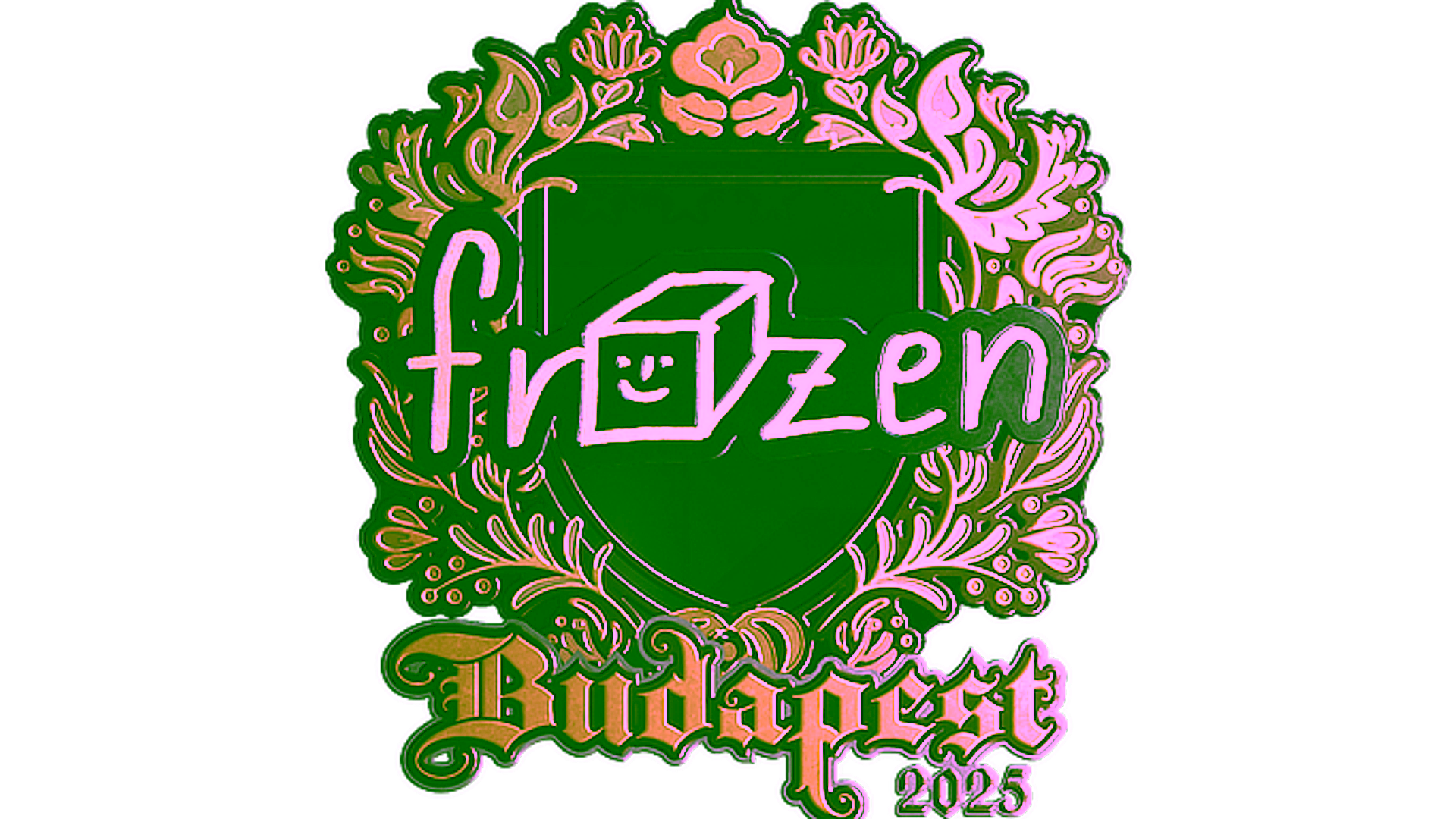 Wyświetl dla Sticker | frozen (Gold) | Budapest 2025