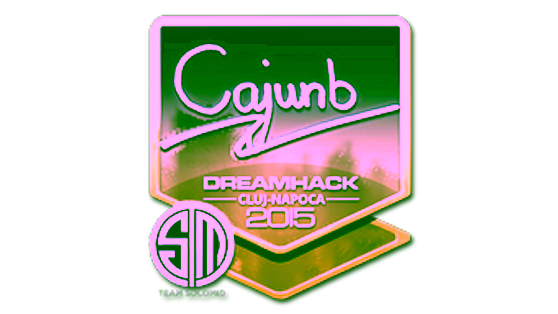 Display for Sticker | cajunb (Foil) | Cluj-Napoca 2015